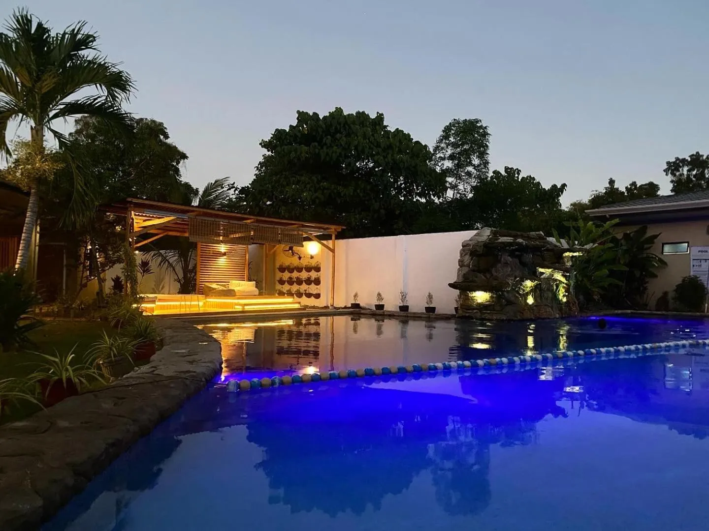Seating area in Hidden Lagoon Resort