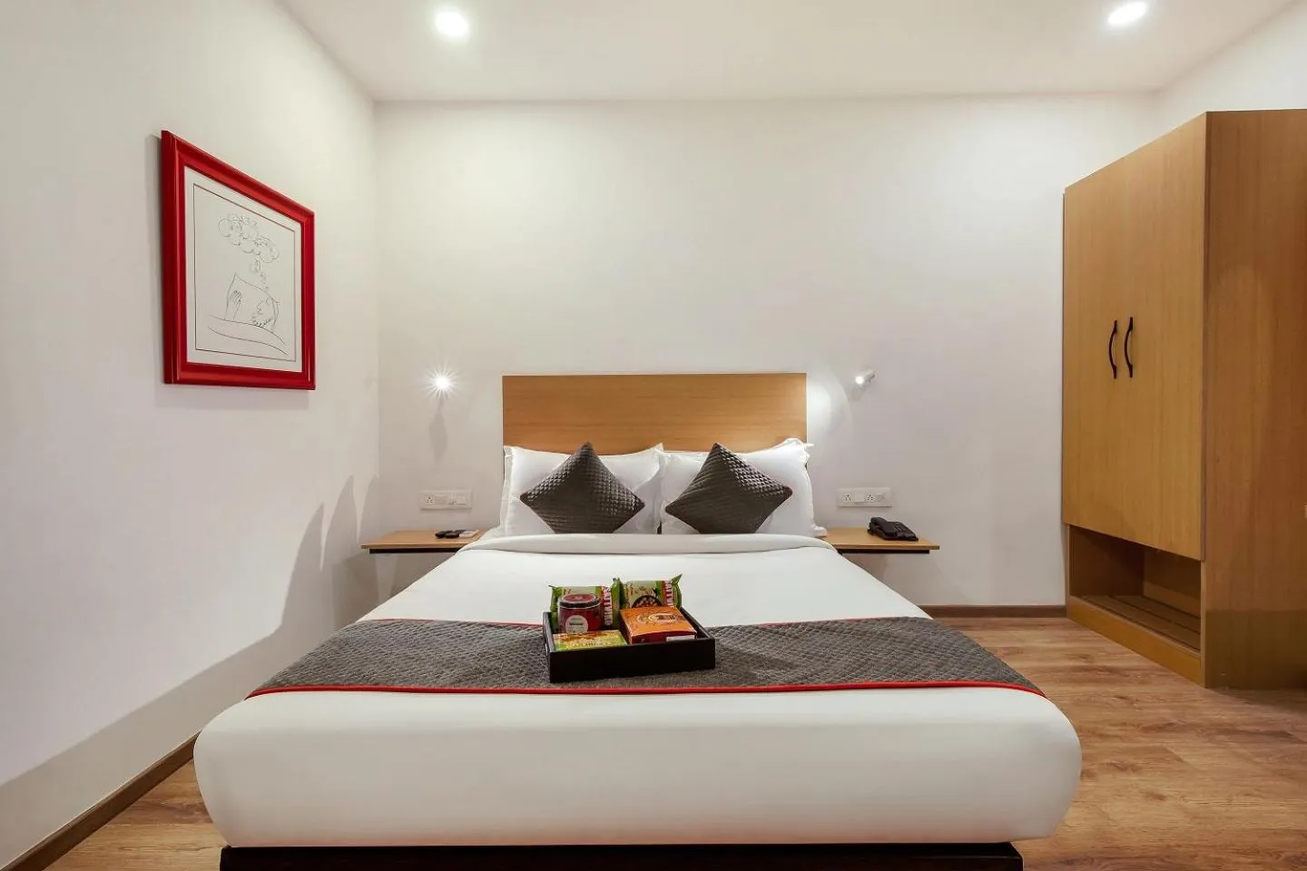 Bed in Hotel The Onyx