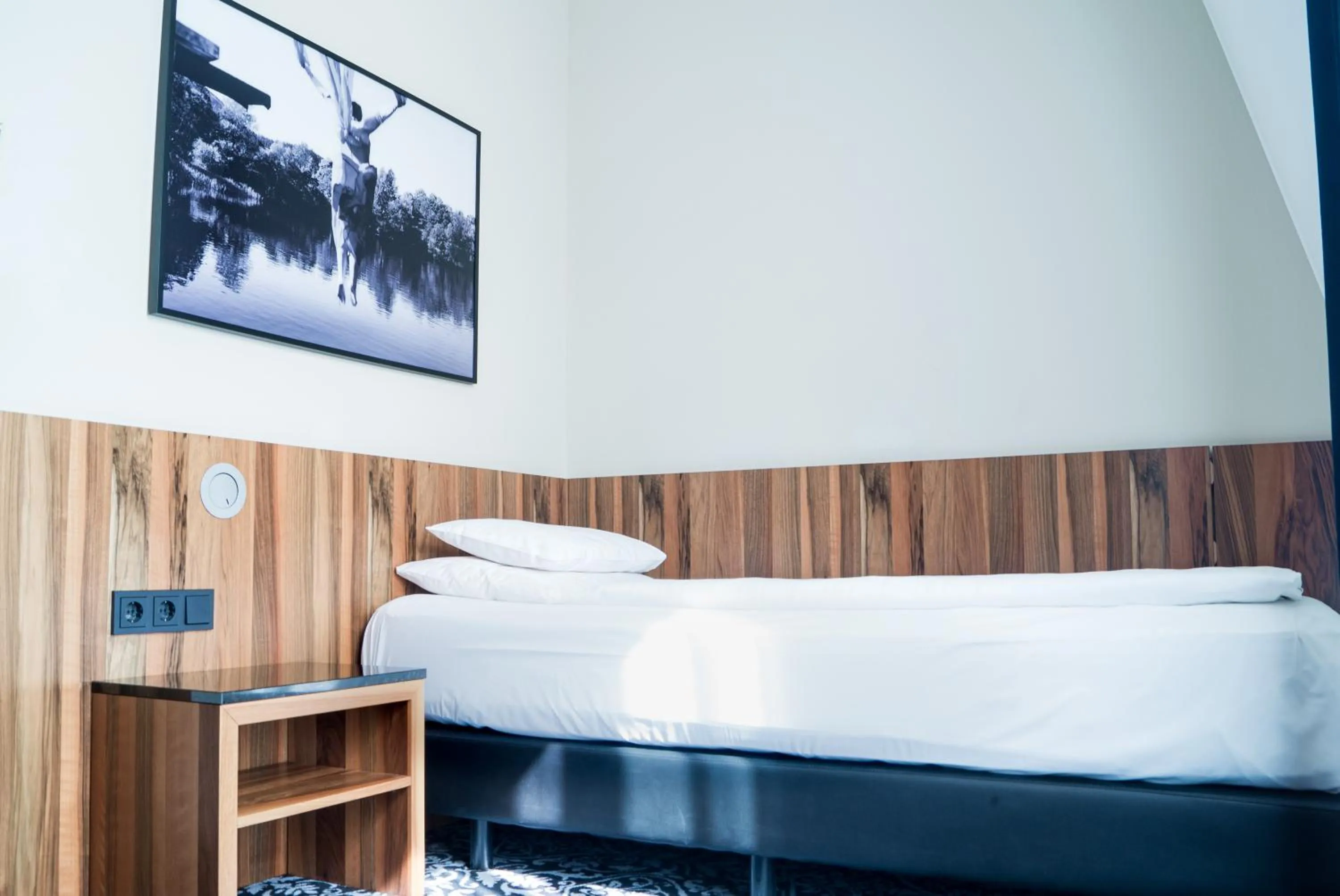 Photo of the whole room, Bed in Hotel Grauer Bär