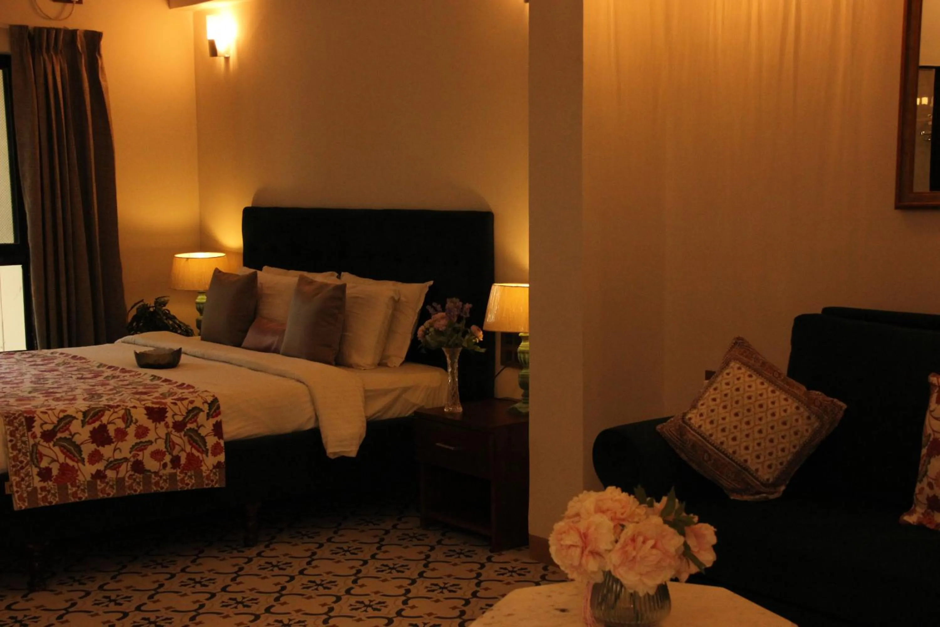 Bed in White Sands Resort & Spa