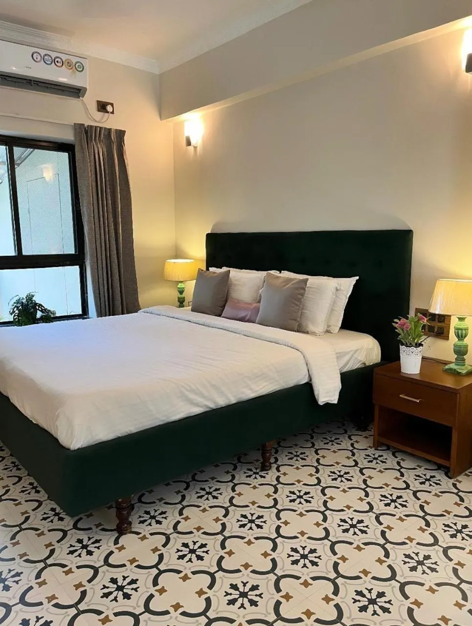 Bed in White Sands Resort & Spa