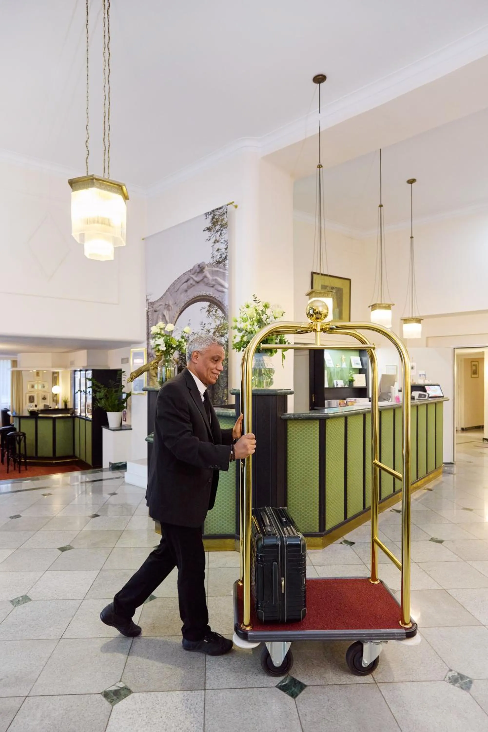 Lobby or reception in Hotel Johann Strauss