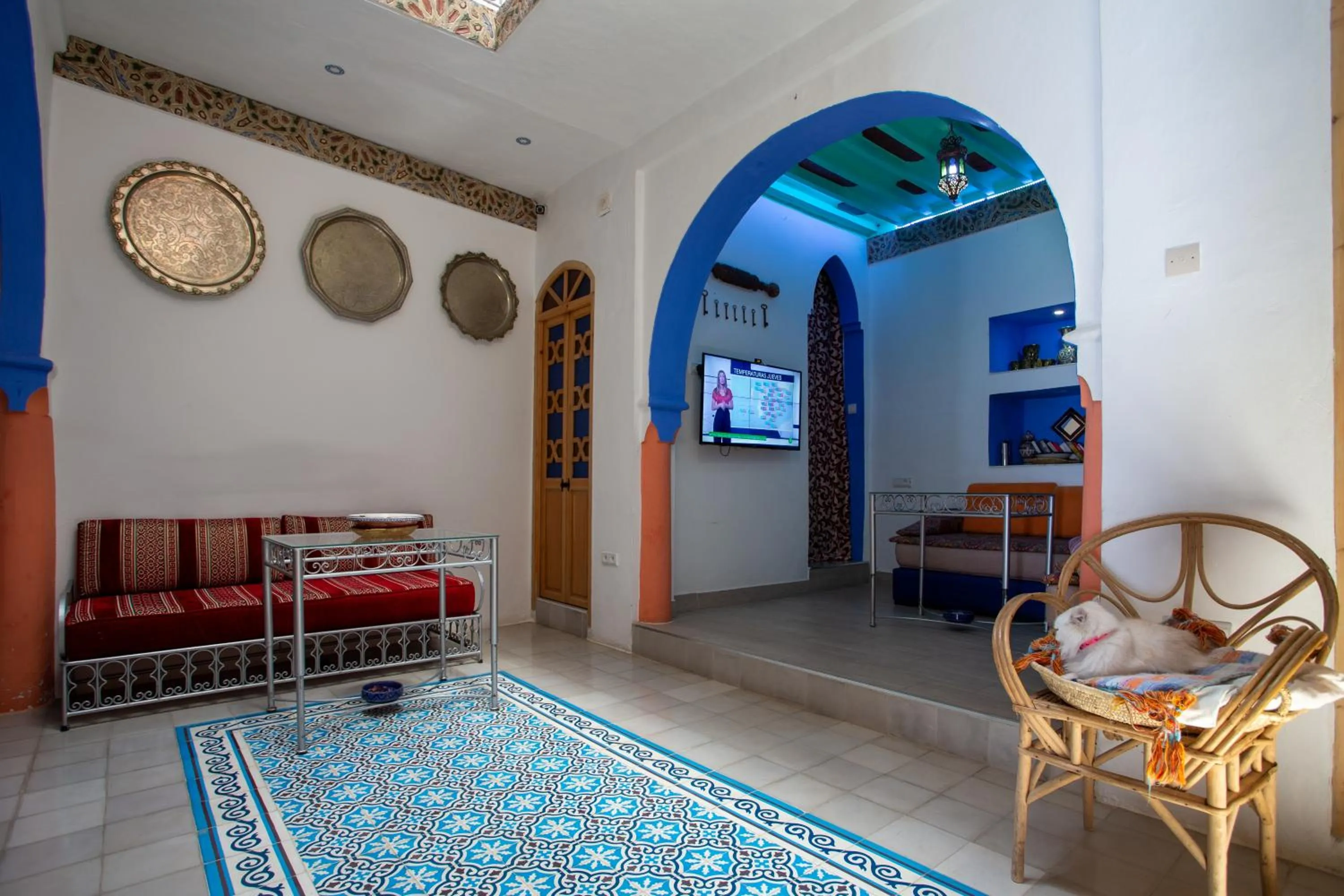 Living room, Bed in Hotel Casa Miguel
