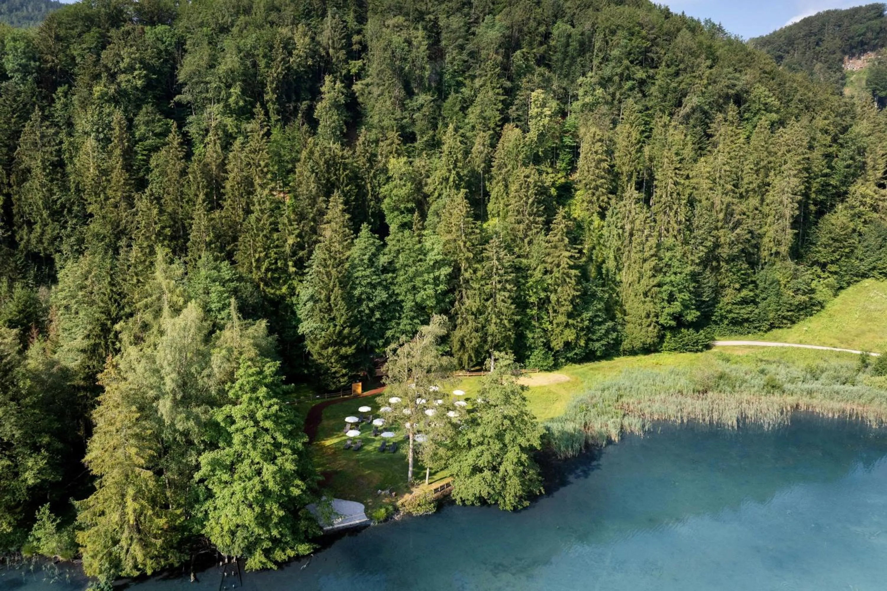 Beach in Arabella Jagdhof Resort am Fuschlsee, a Tribute Portfolio Hotel