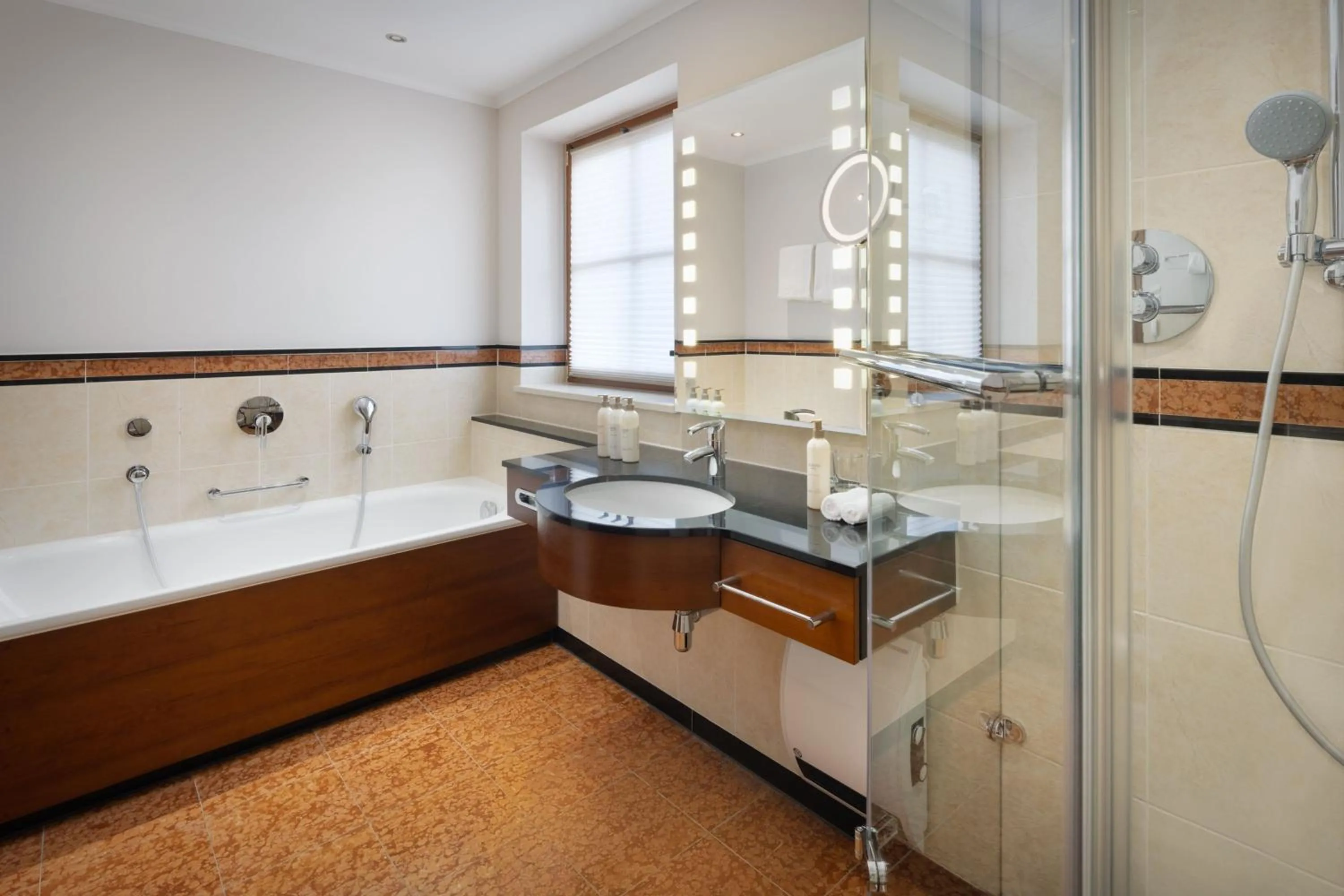 Bathroom in Arabella Jagdhof Resort am Fuschlsee, a Tribute Portfolio Hotel