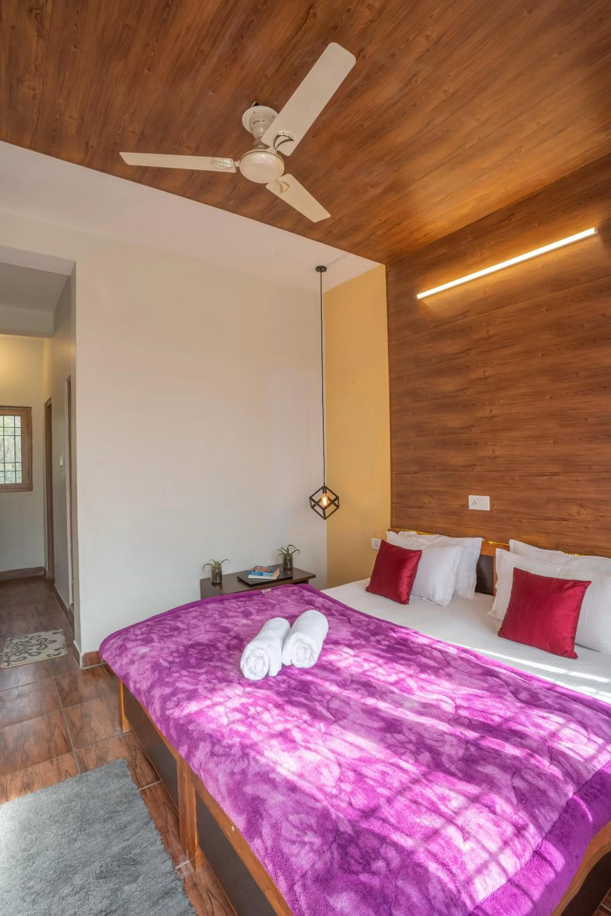 Photo of the whole room, Bed in The Trippy Tribe