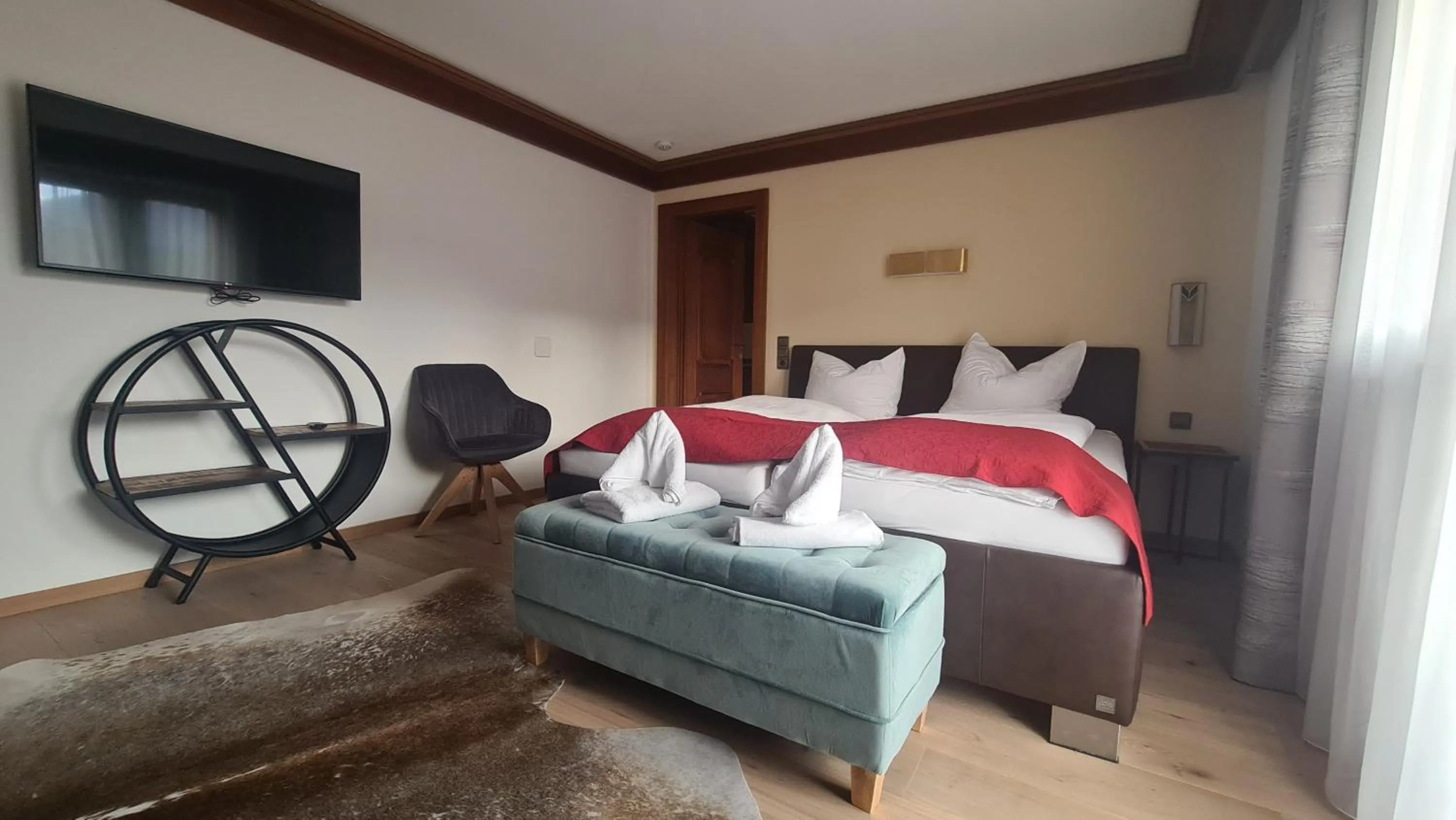 Bed in Hotel Tyrolis