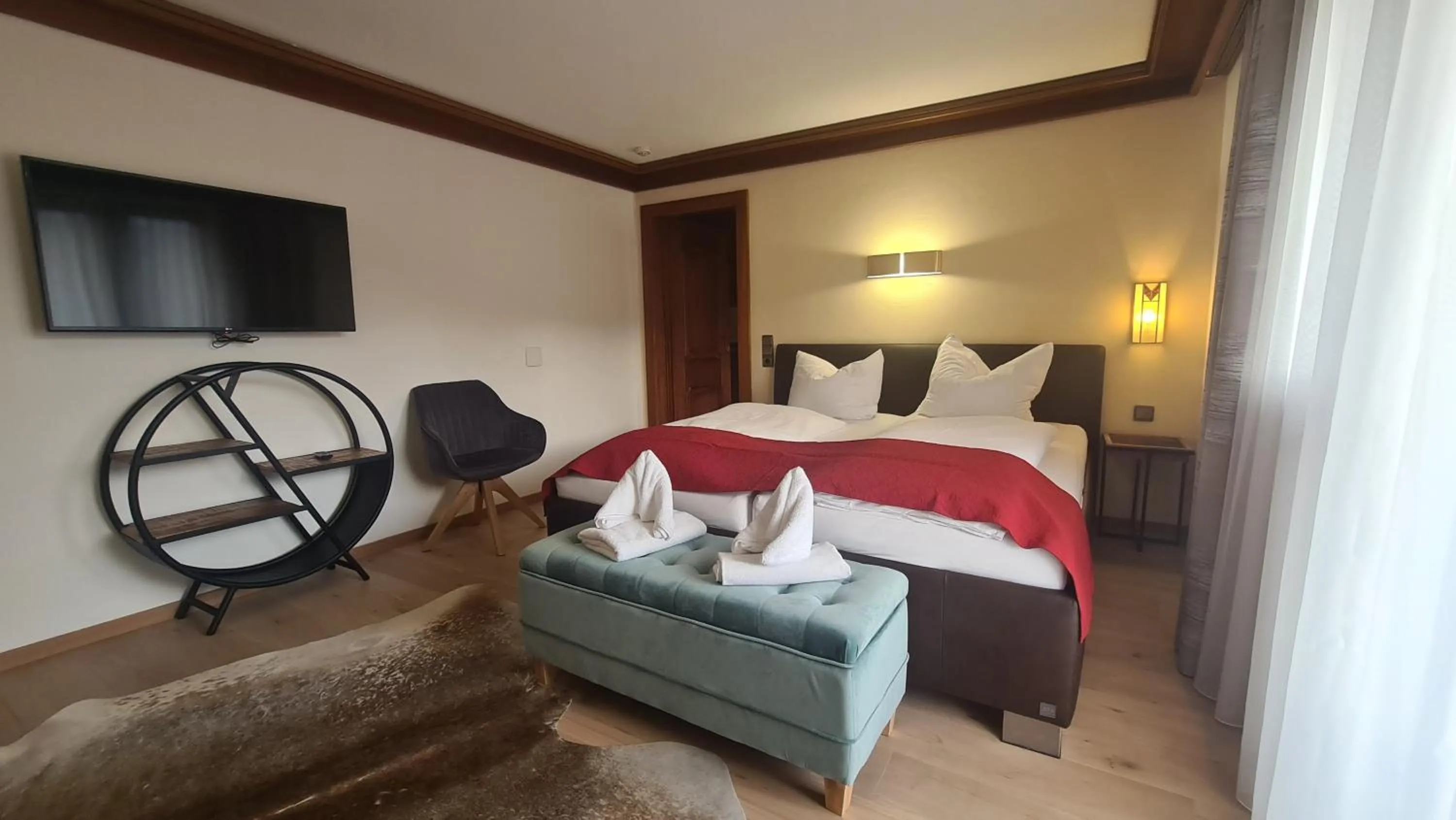 Bed in Hotel Tyrolis