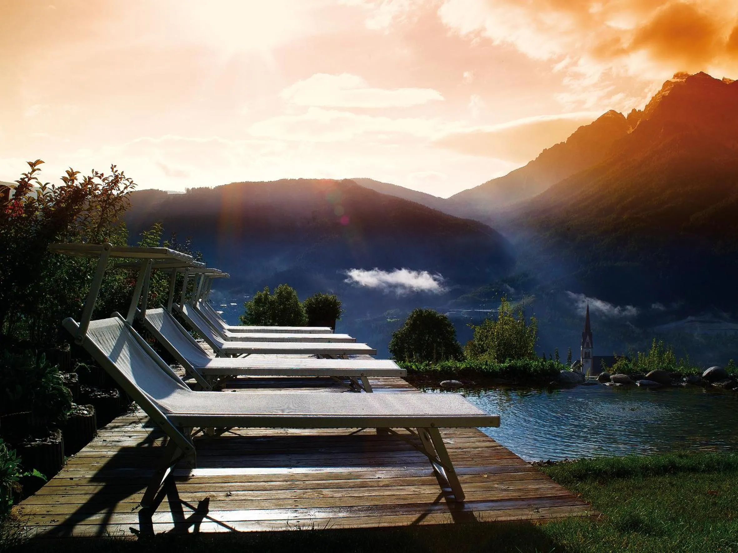 Swimming pool in Hotel & Appartements Oberhofer
