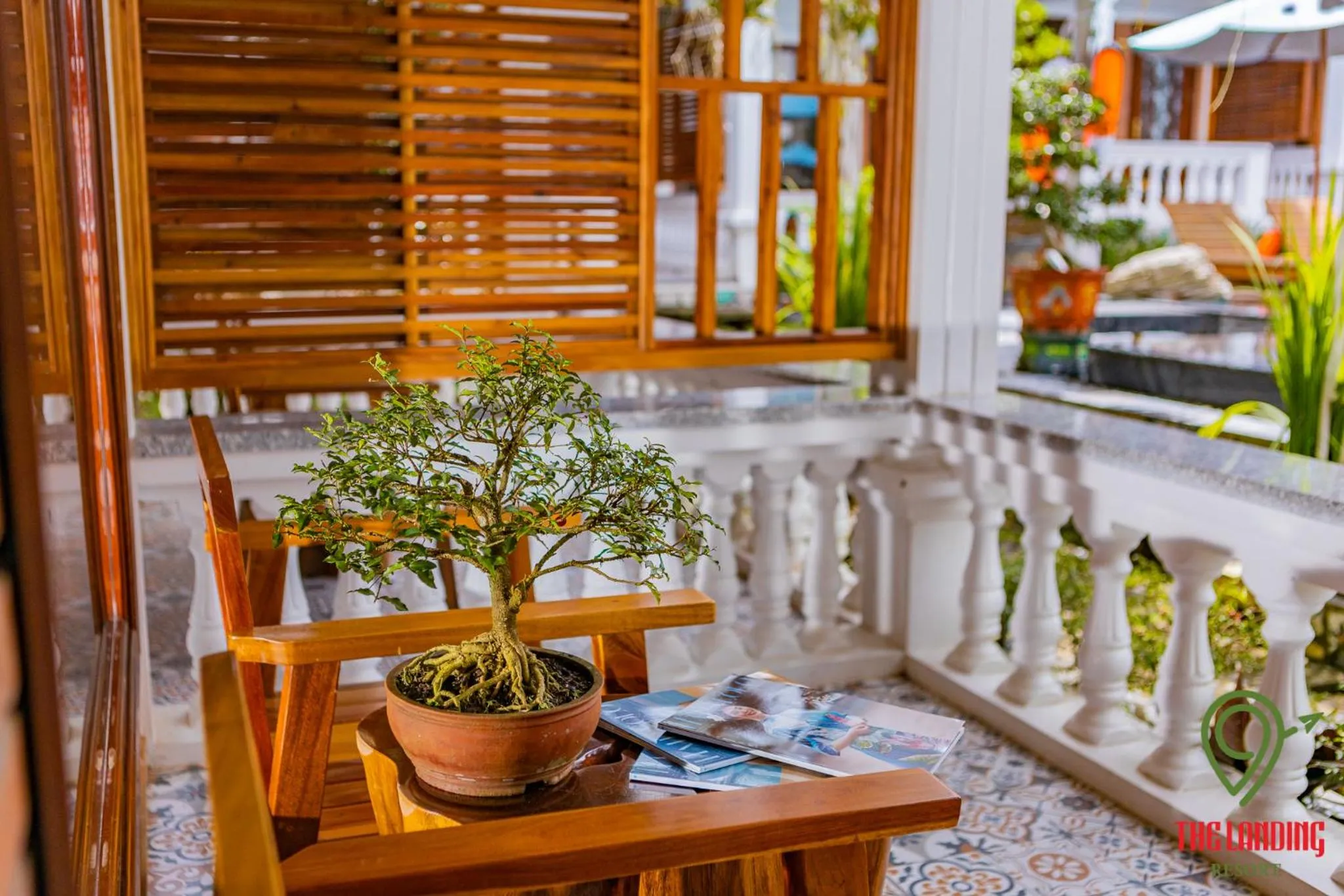 Decorative detail in The Landing Resort