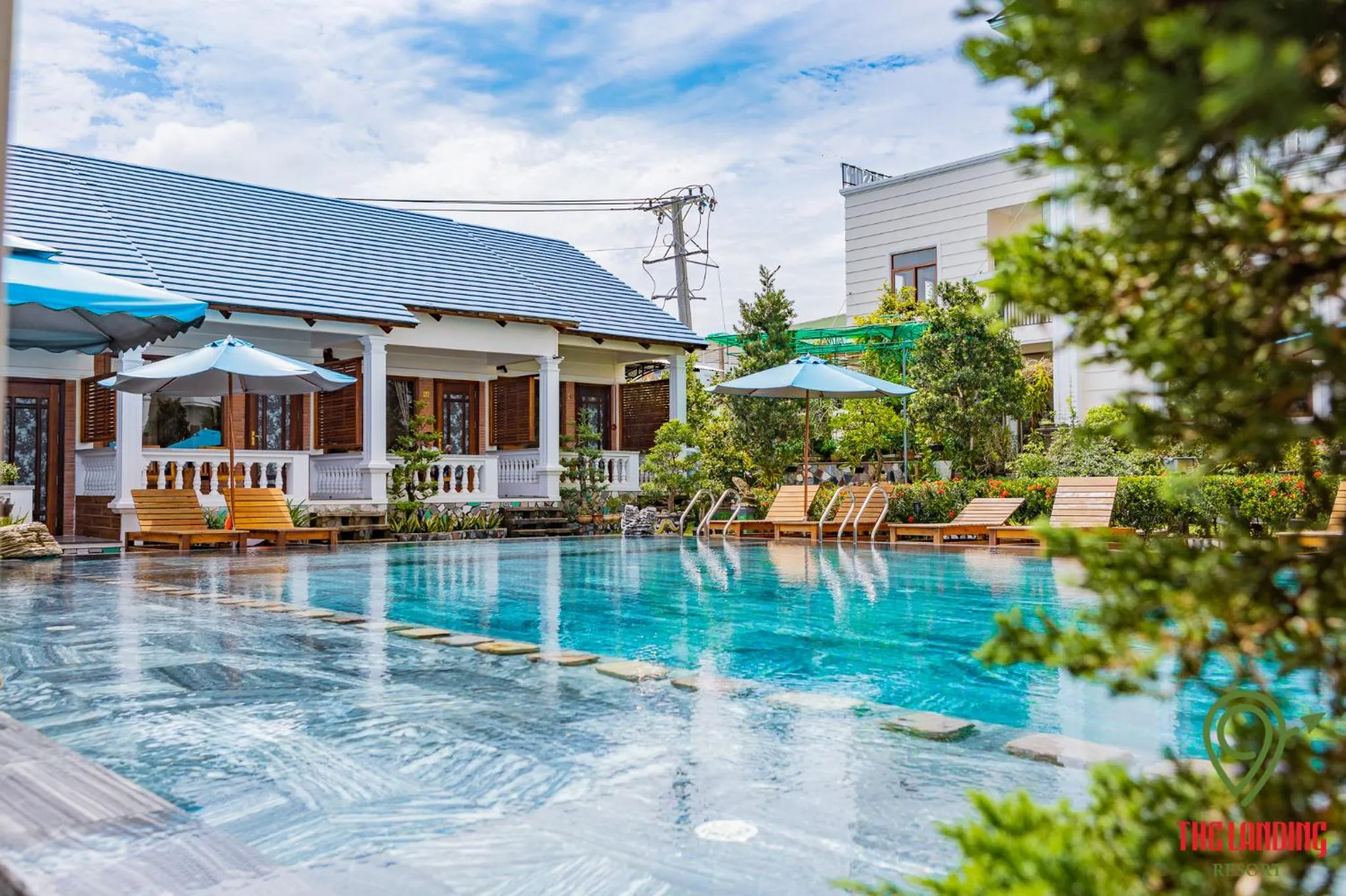 Pool view in The Landing Resort