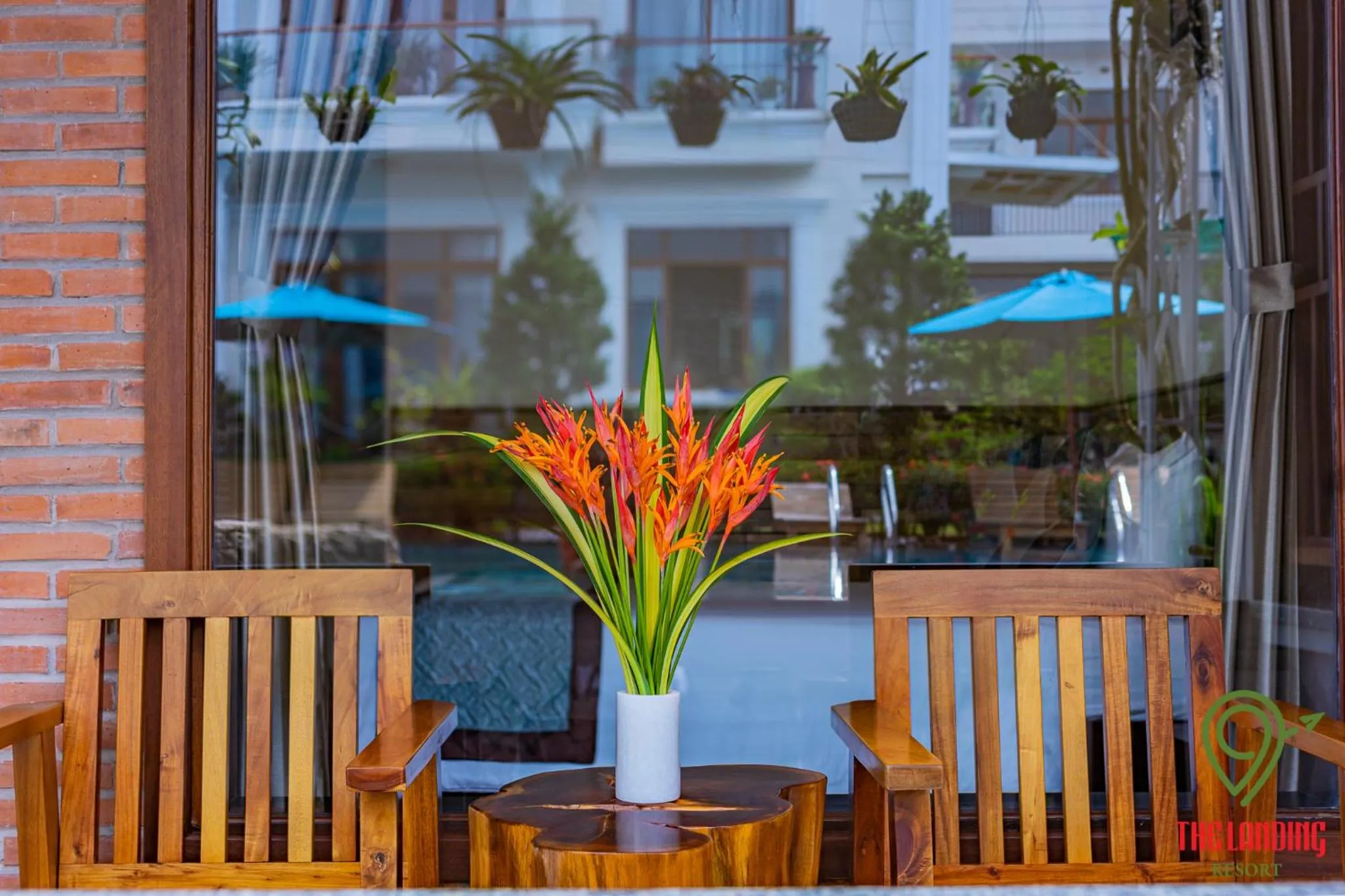 Decorative detail in The Landing Resort