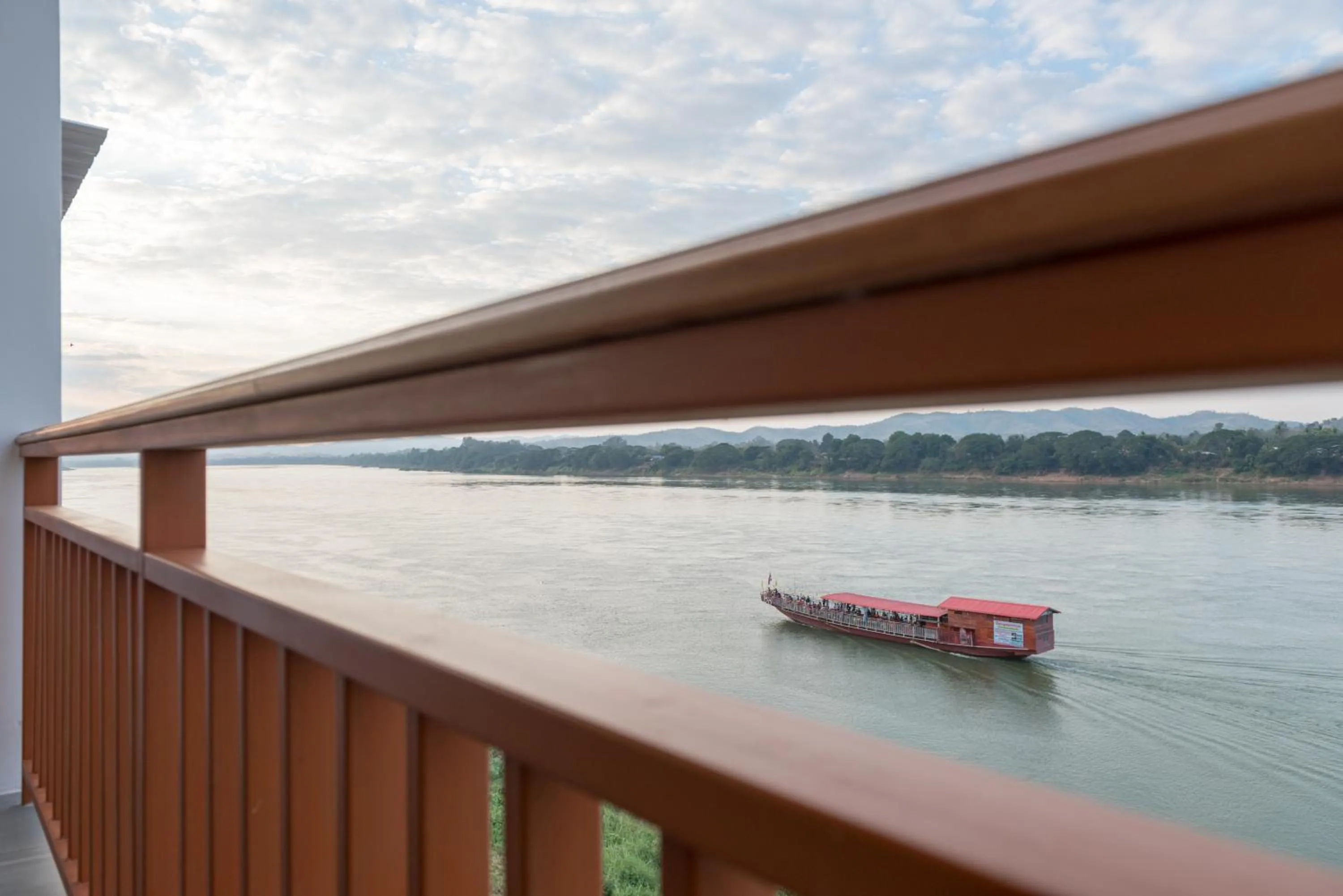 River view in Chiangkhan River Walk Hotel