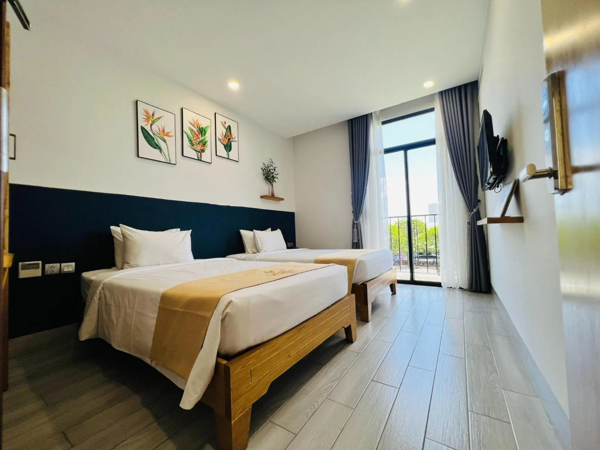 Bed in La Casa Tuy Hòa