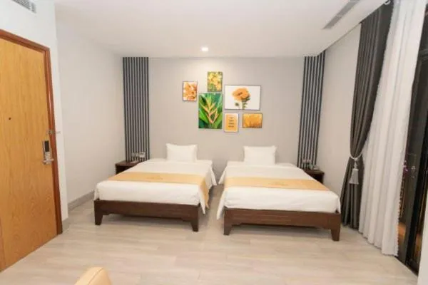 Bed in La Casa Tuy Hòa