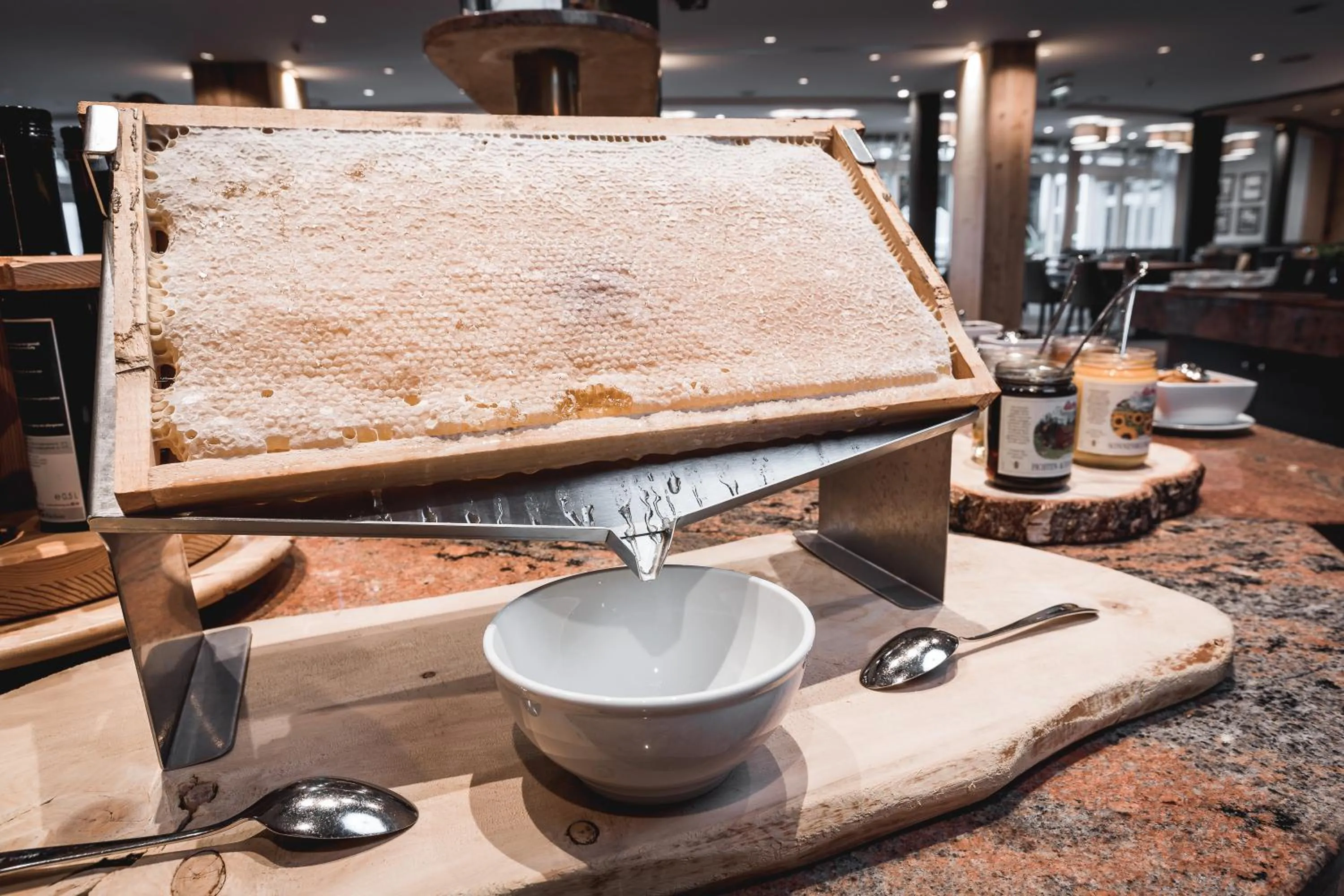 Buffet breakfast in Krumers Alpin – Your Mountain Oasis