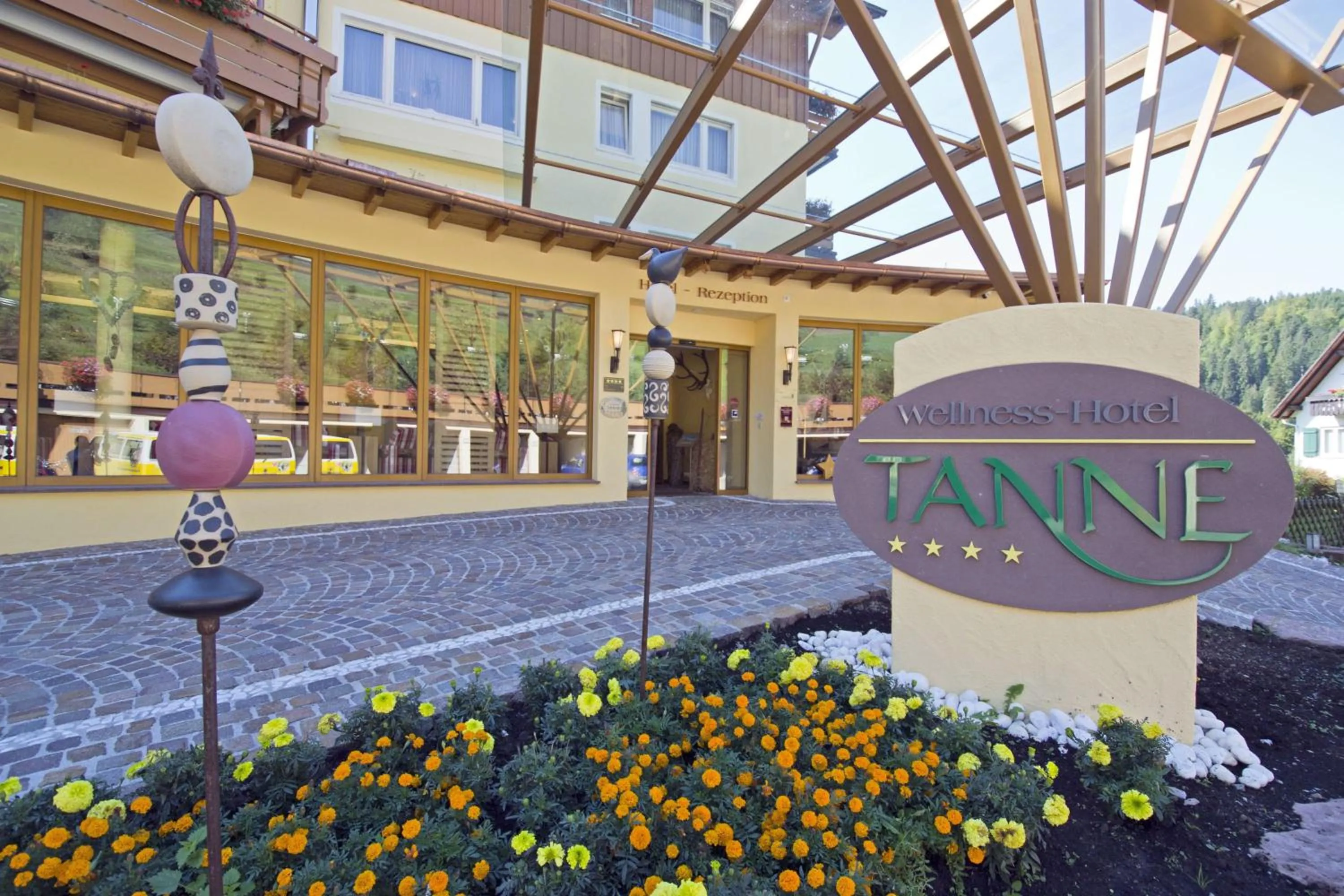 Property building in Wellnesshotel Tanne