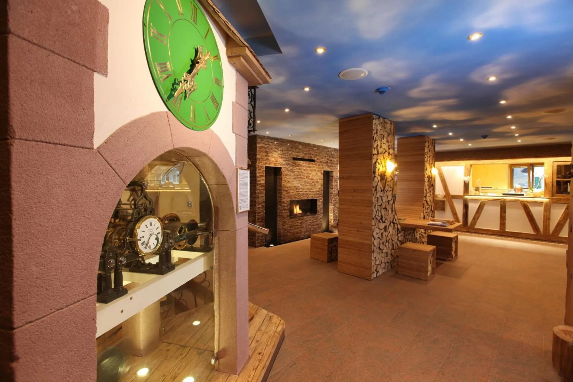 Lobby or reception in Wellnesshotel Tanne