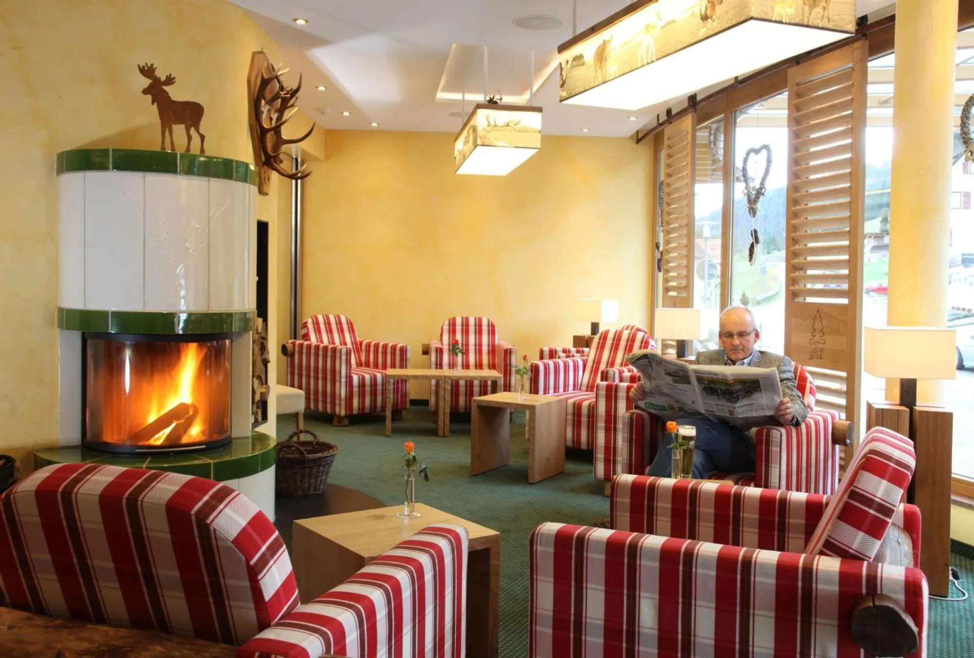 Lounge or bar in Wellnesshotel Tanne