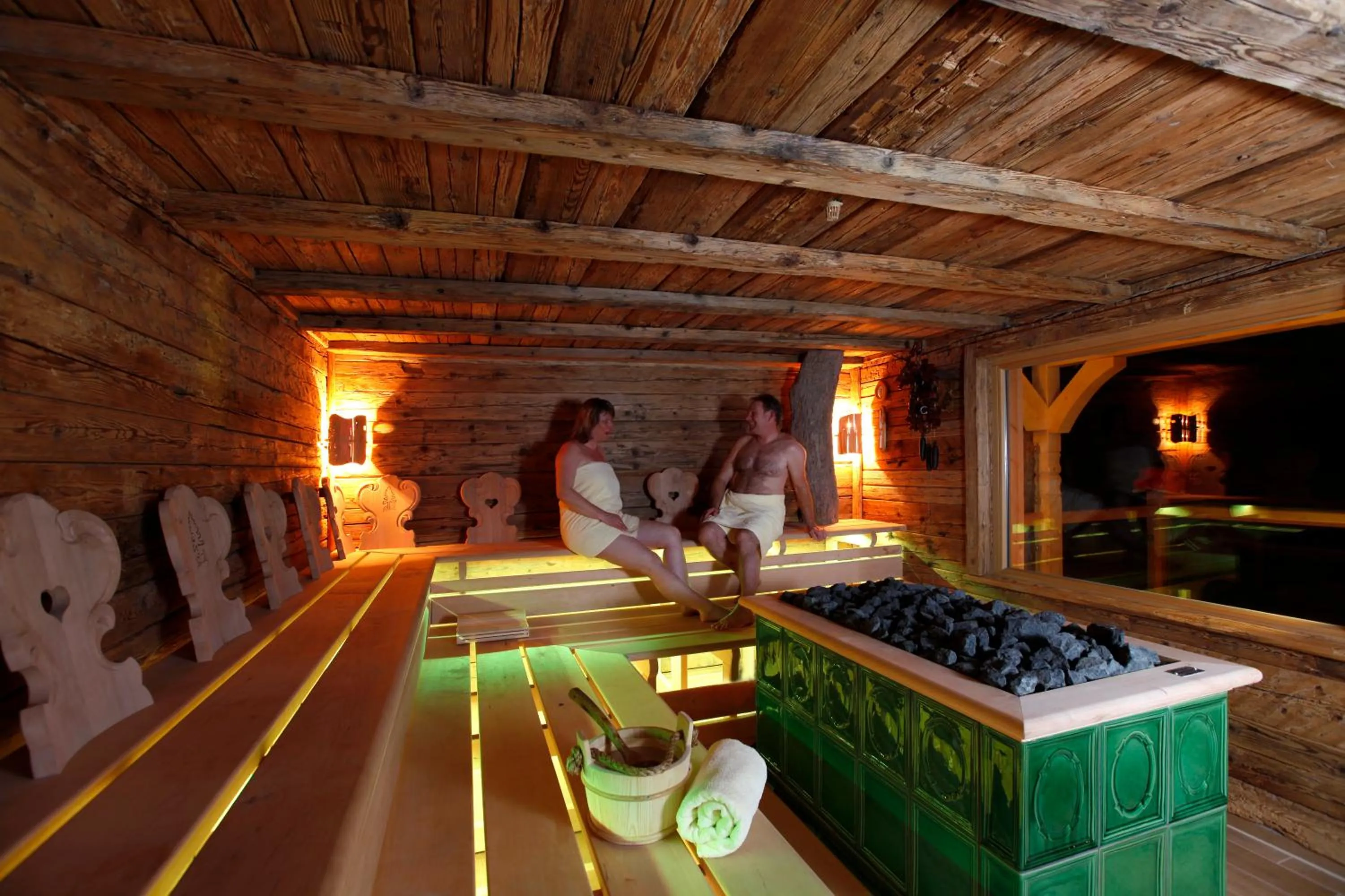 Sauna in Wellnesshotel Tanne