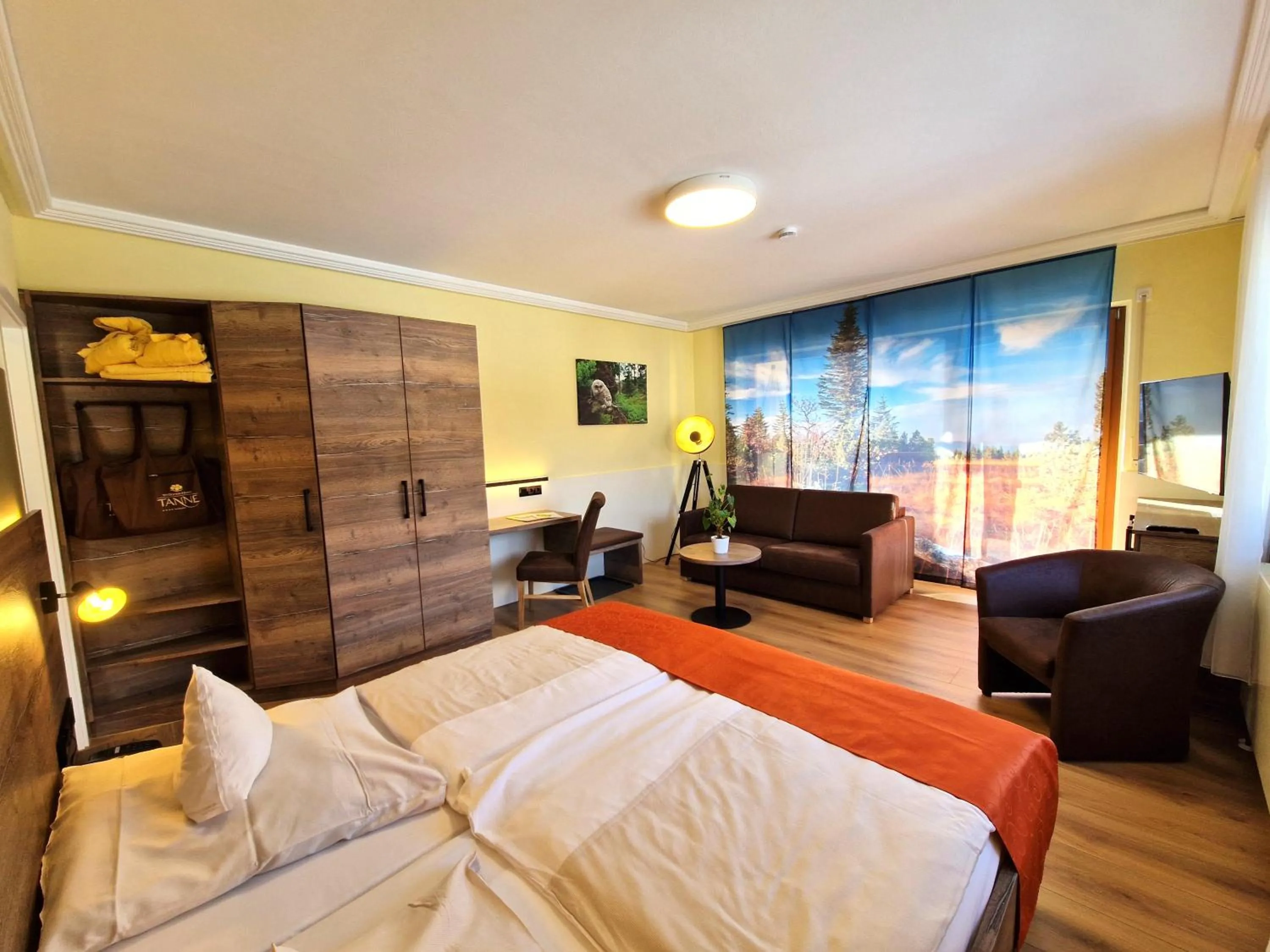 Bed in Wellnesshotel Tanne