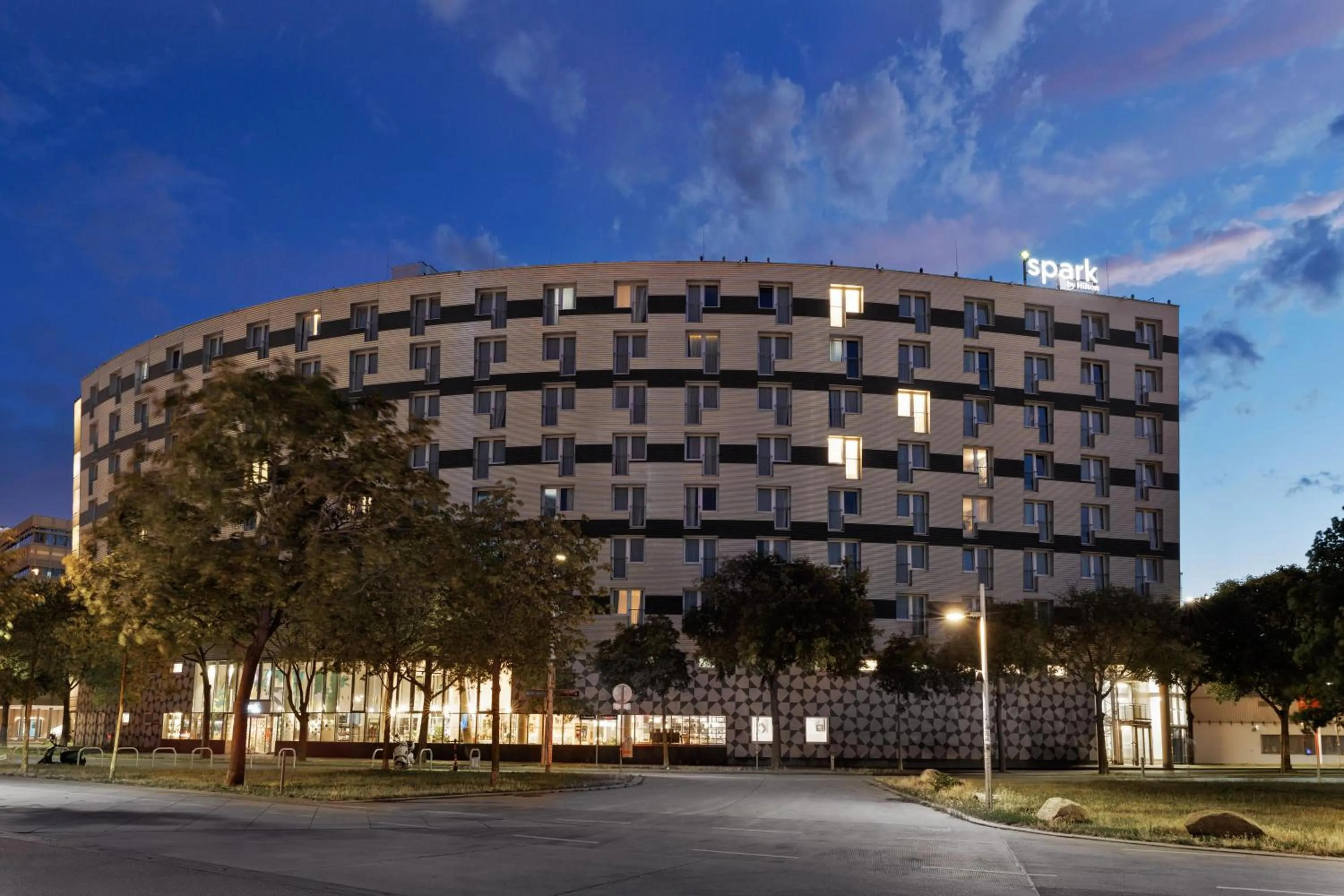 Property building in Spark by Hilton Vienna Messe Prater