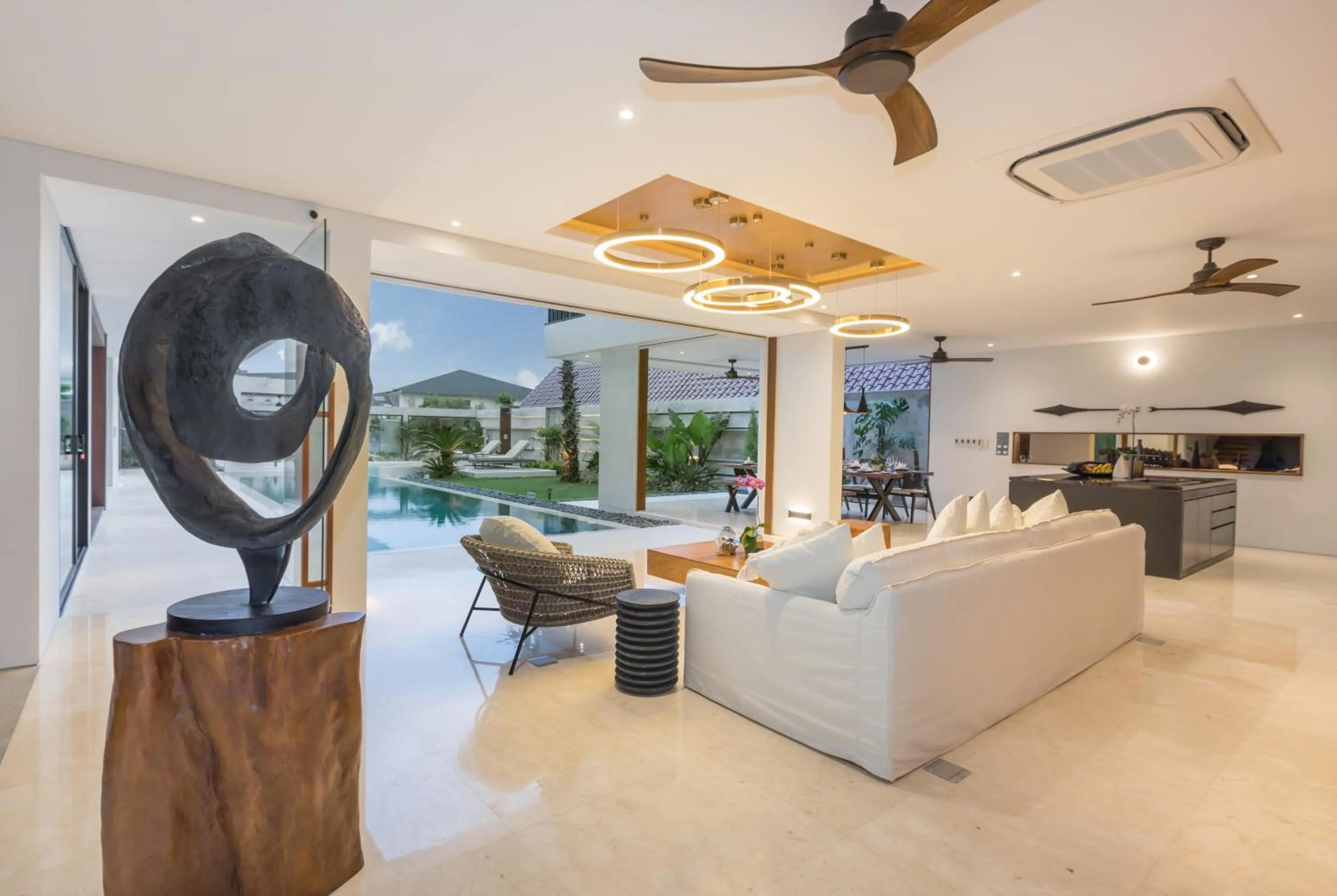 Living room in Villa NVL Canggu by Nagisa Bali