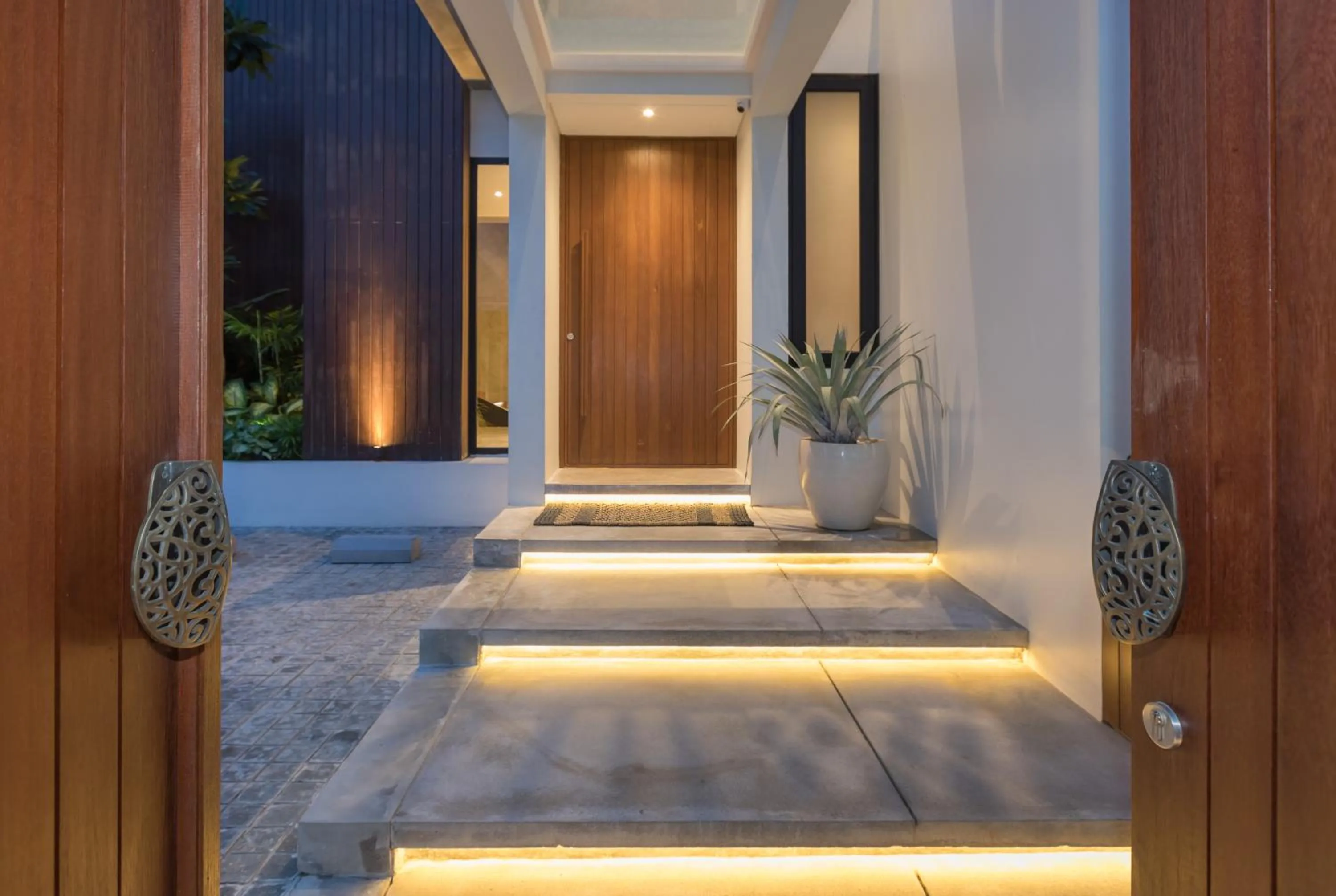 Facade/entrance in Villa NVL Canggu by Nagisa Bali
