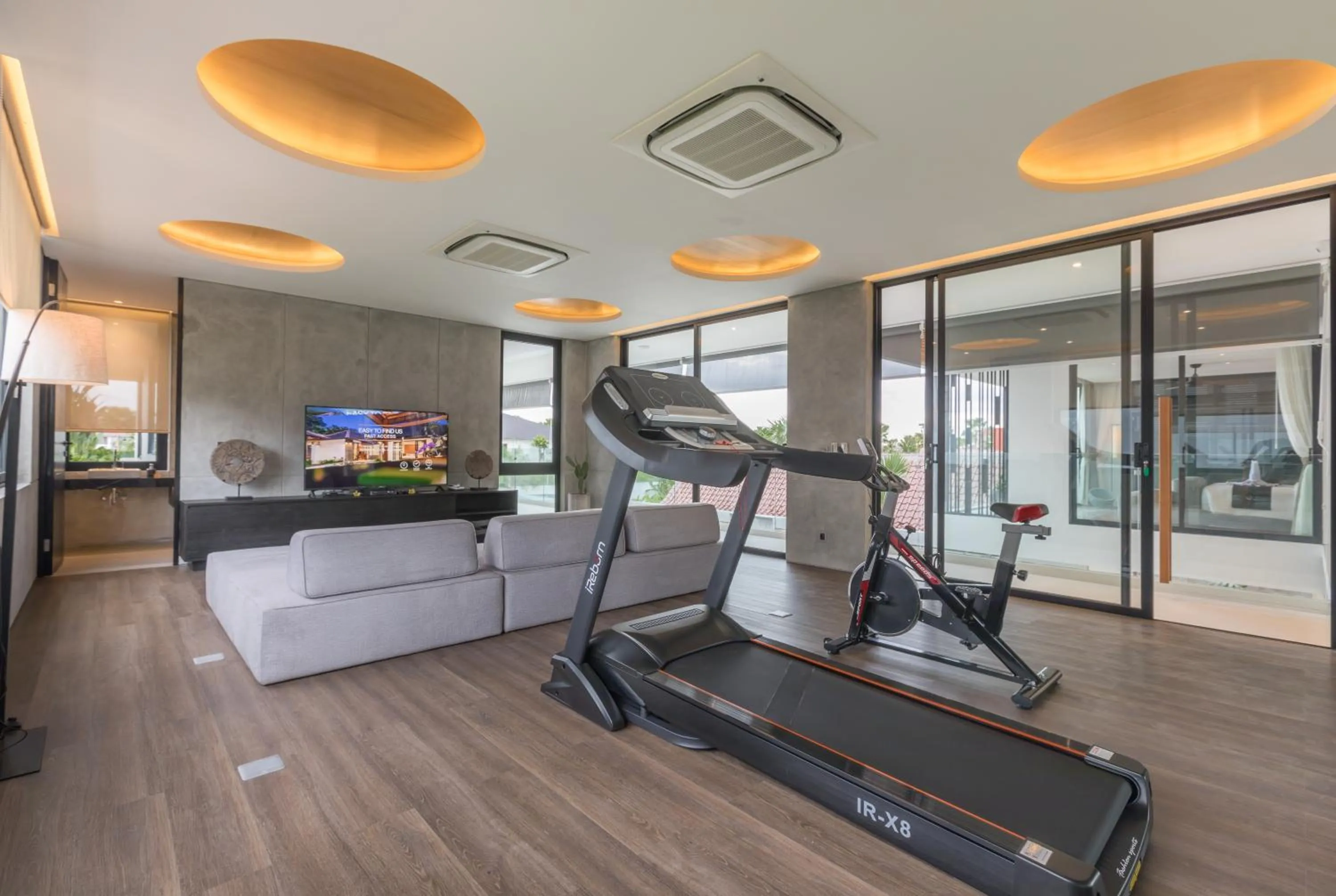 Fitness centre/facilities in Villa NVL Canggu by Nagisa Bali