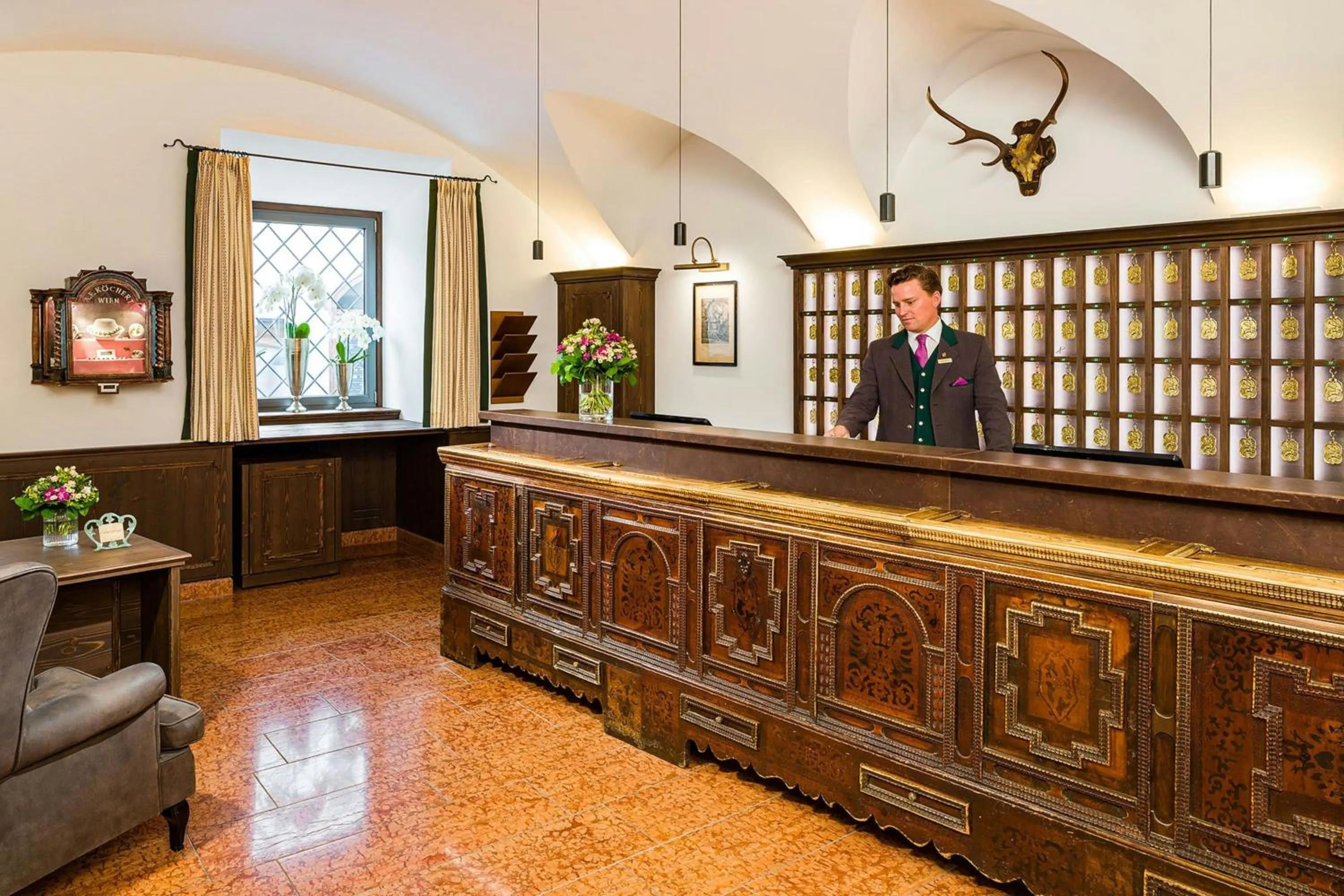 Lobby or reception in Hotel Goldener Hirsch, A Luxury Collection Hotel, Salzburg