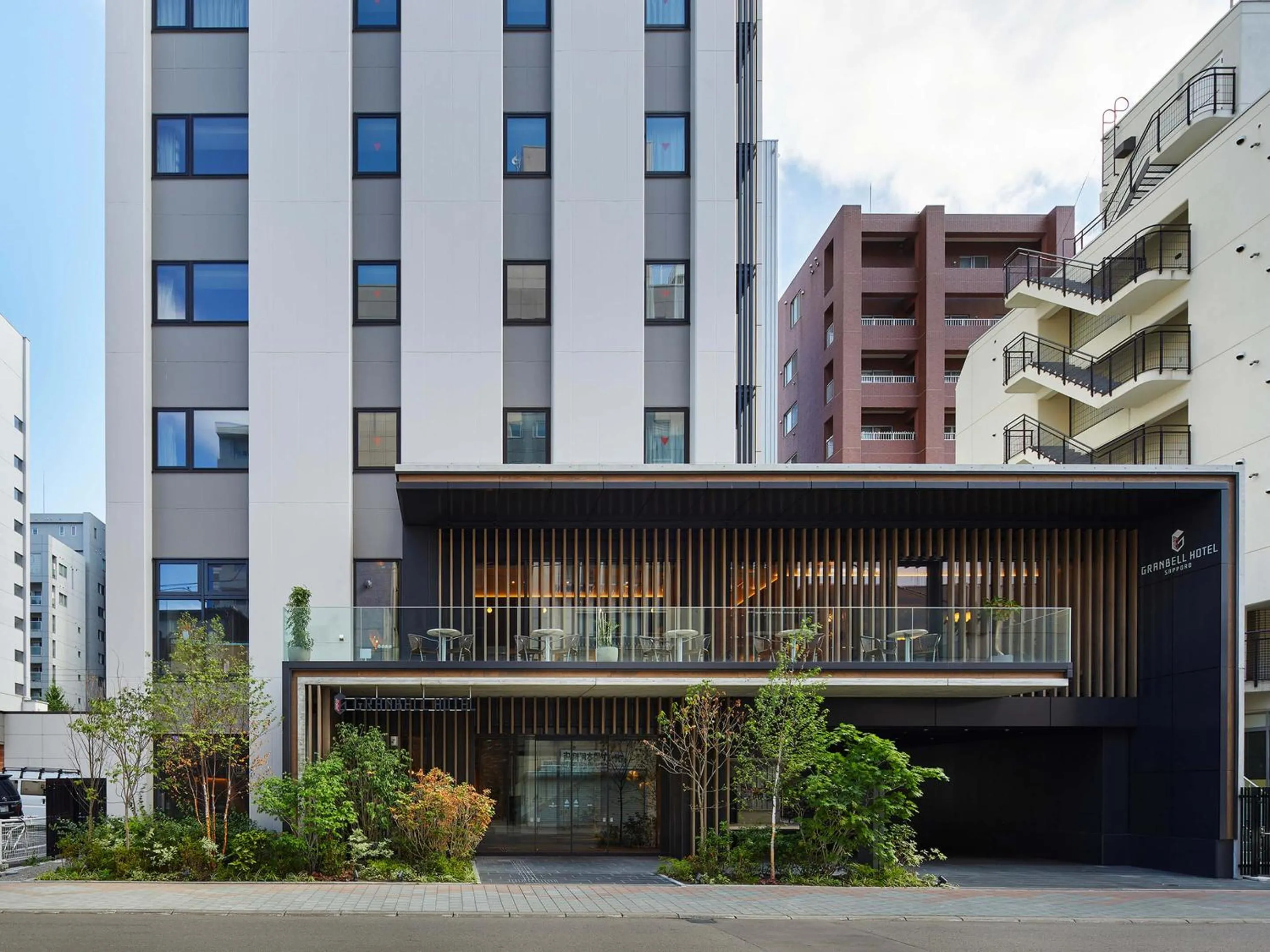 Property building in Granbell hotel Tanuki, Sapporo