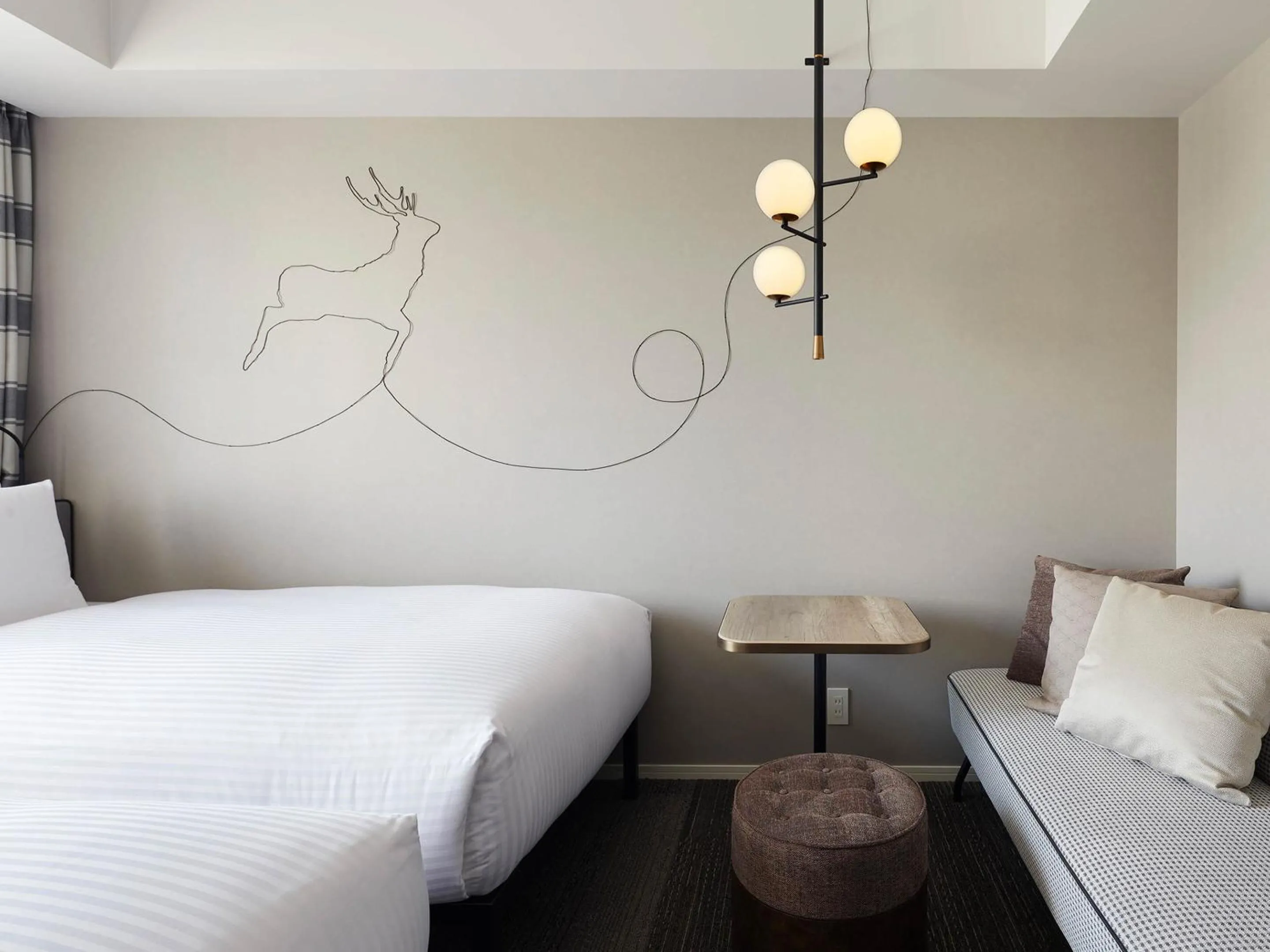 Photo of the whole room, Bed in Granbell hotel Tanuki, Sapporo