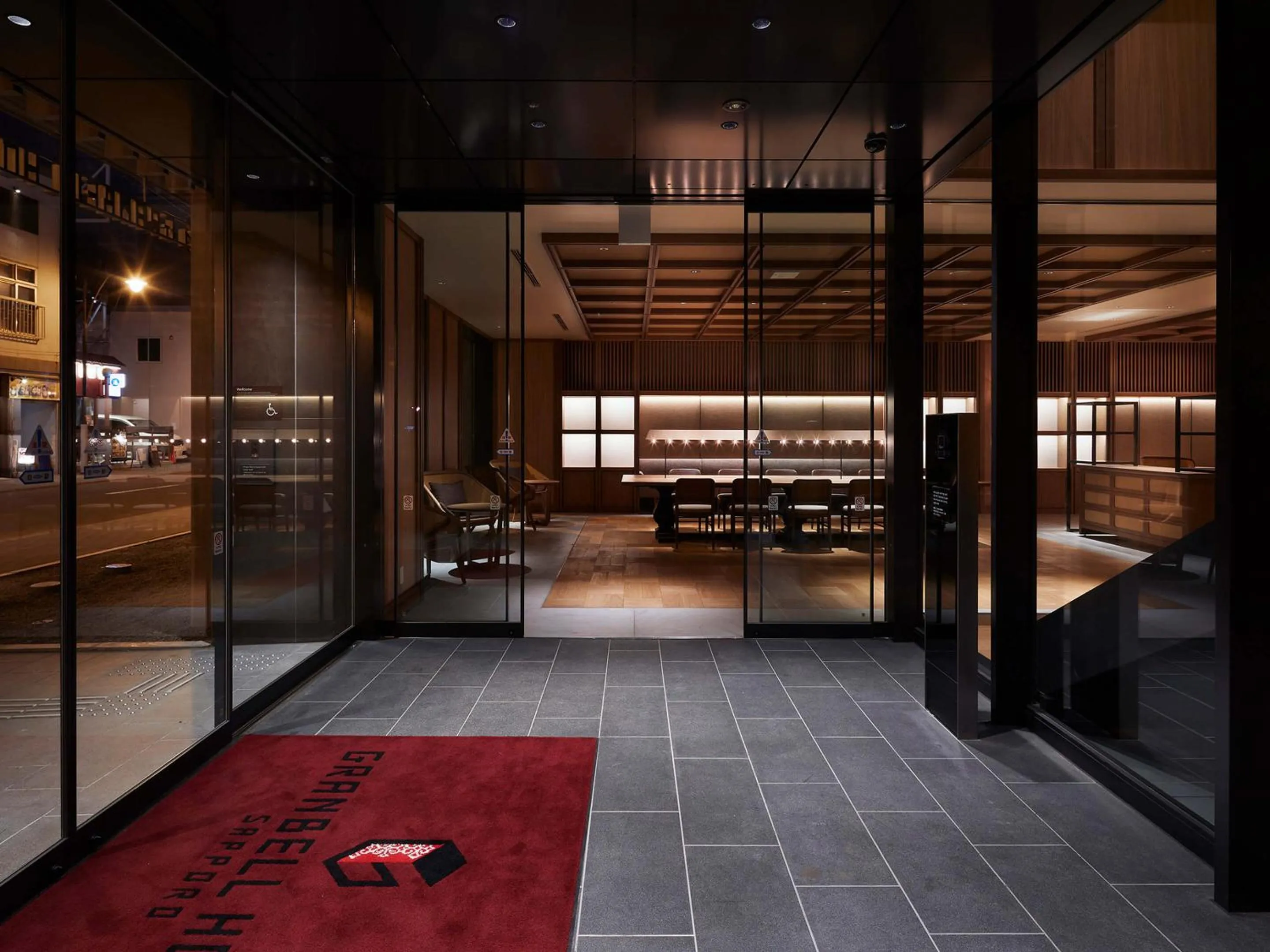 Facade/entrance in Granbell hotel Tanuki, Sapporo