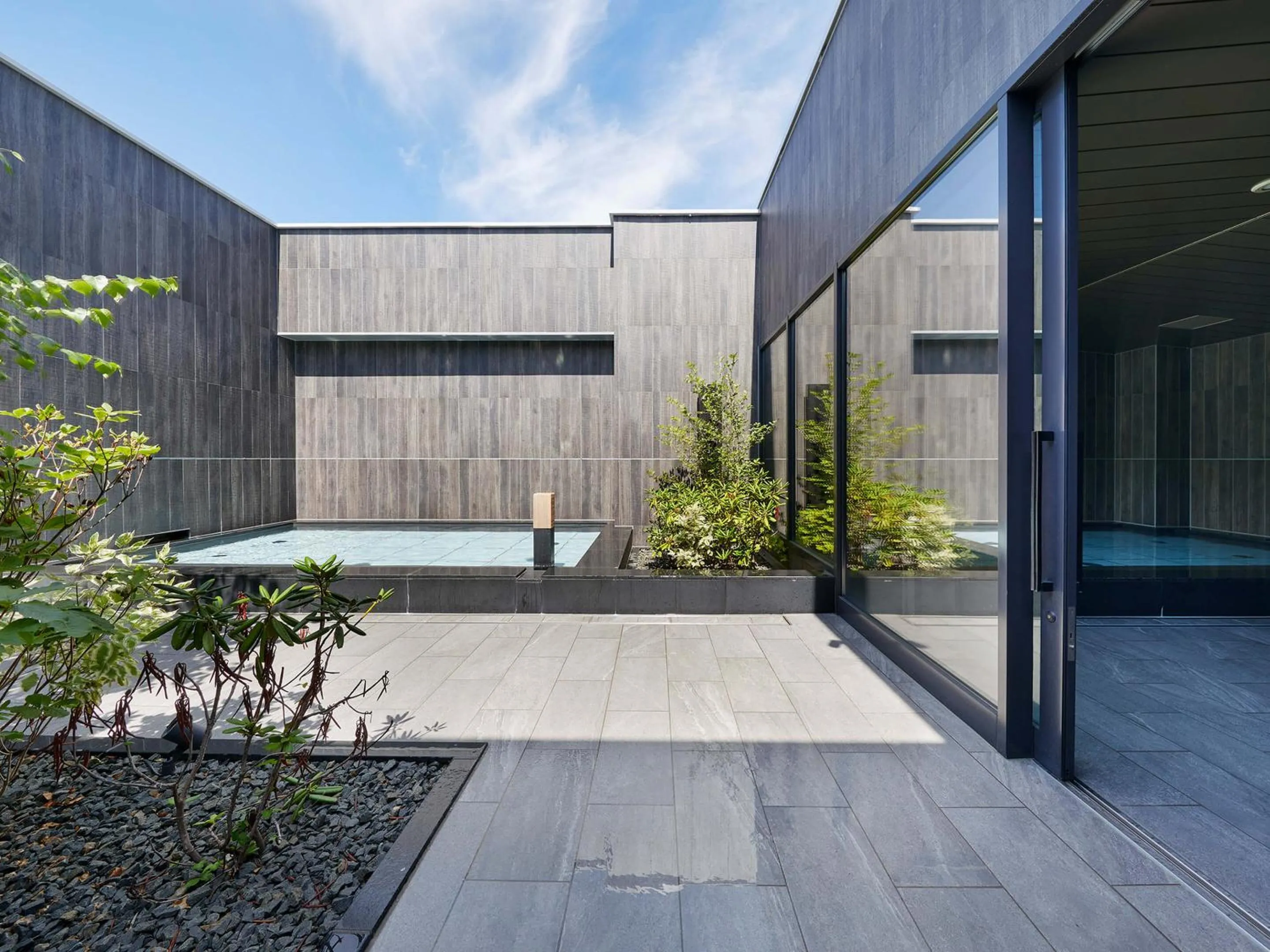 Open Air Bath in Granbell hotel Tanuki, Sapporo