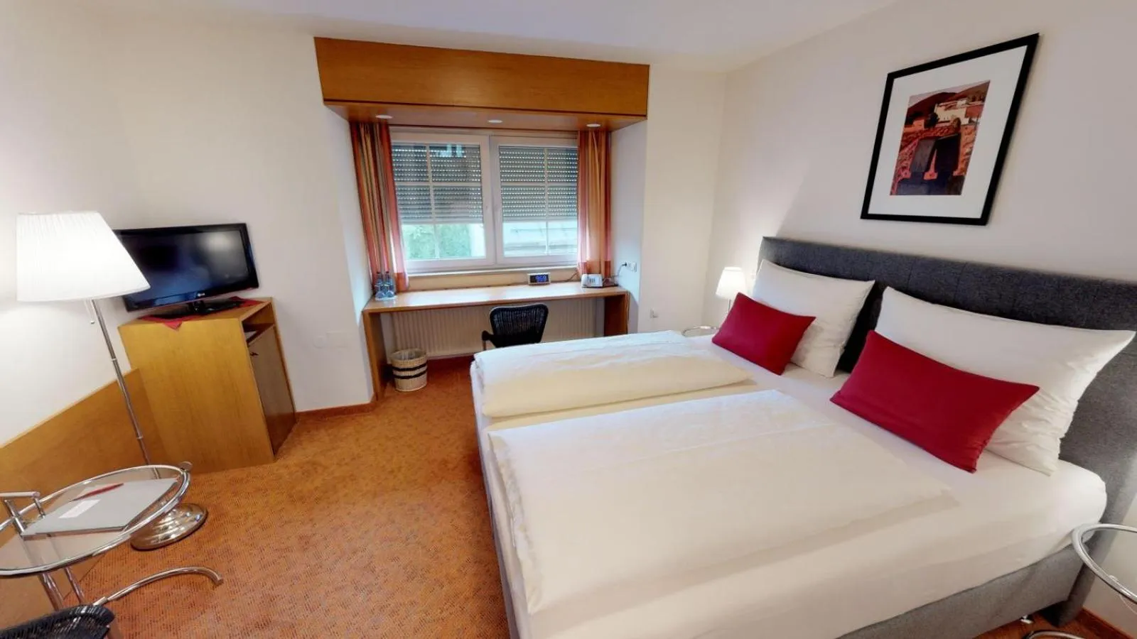 Bed in Hotel Schlair