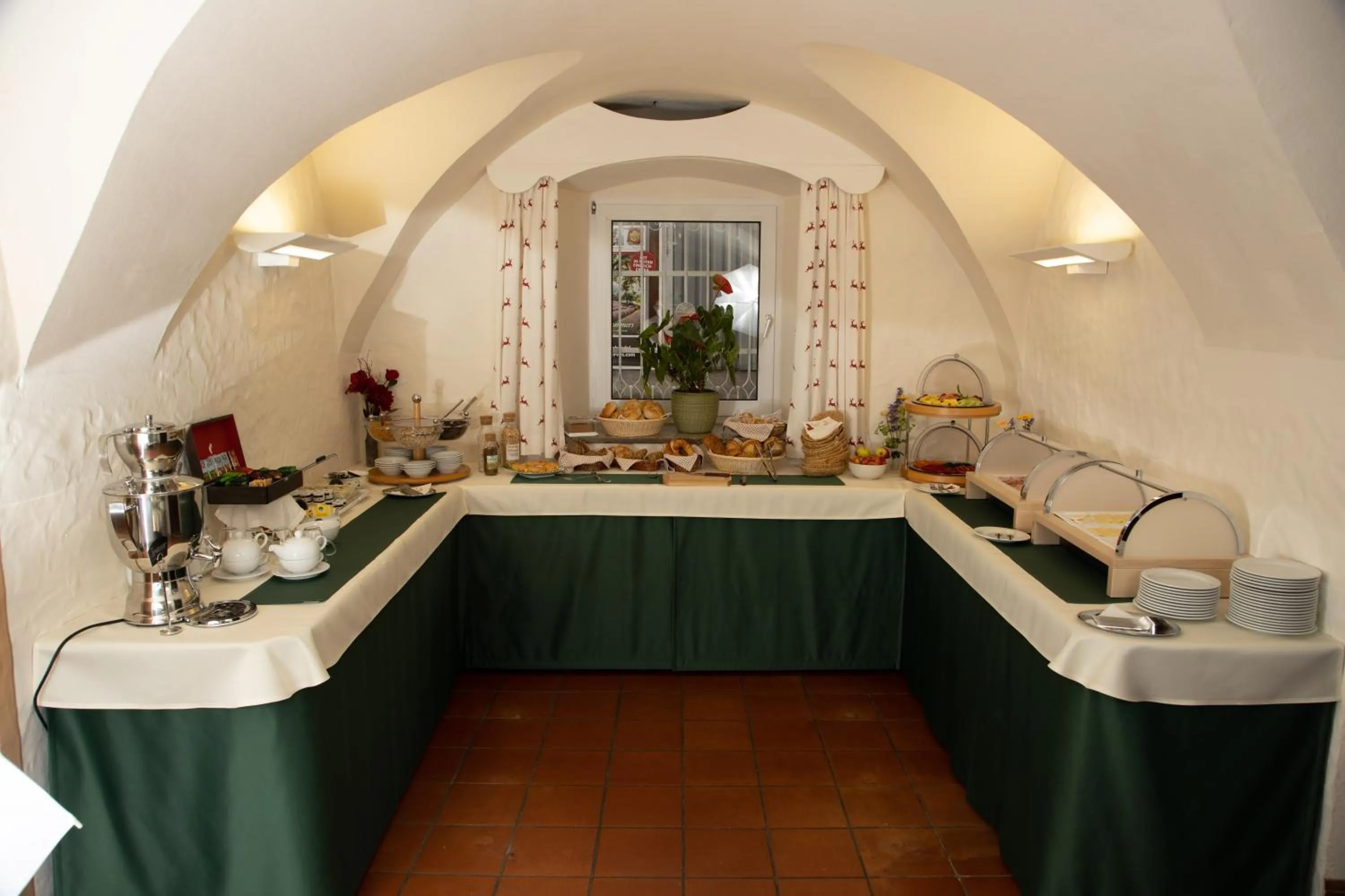 Buffet breakfast in Hotel Schlair