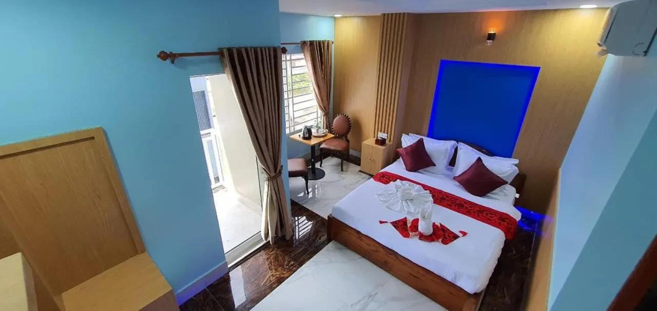 Photo of the whole room, Bed in Pheng Chenda Hotel