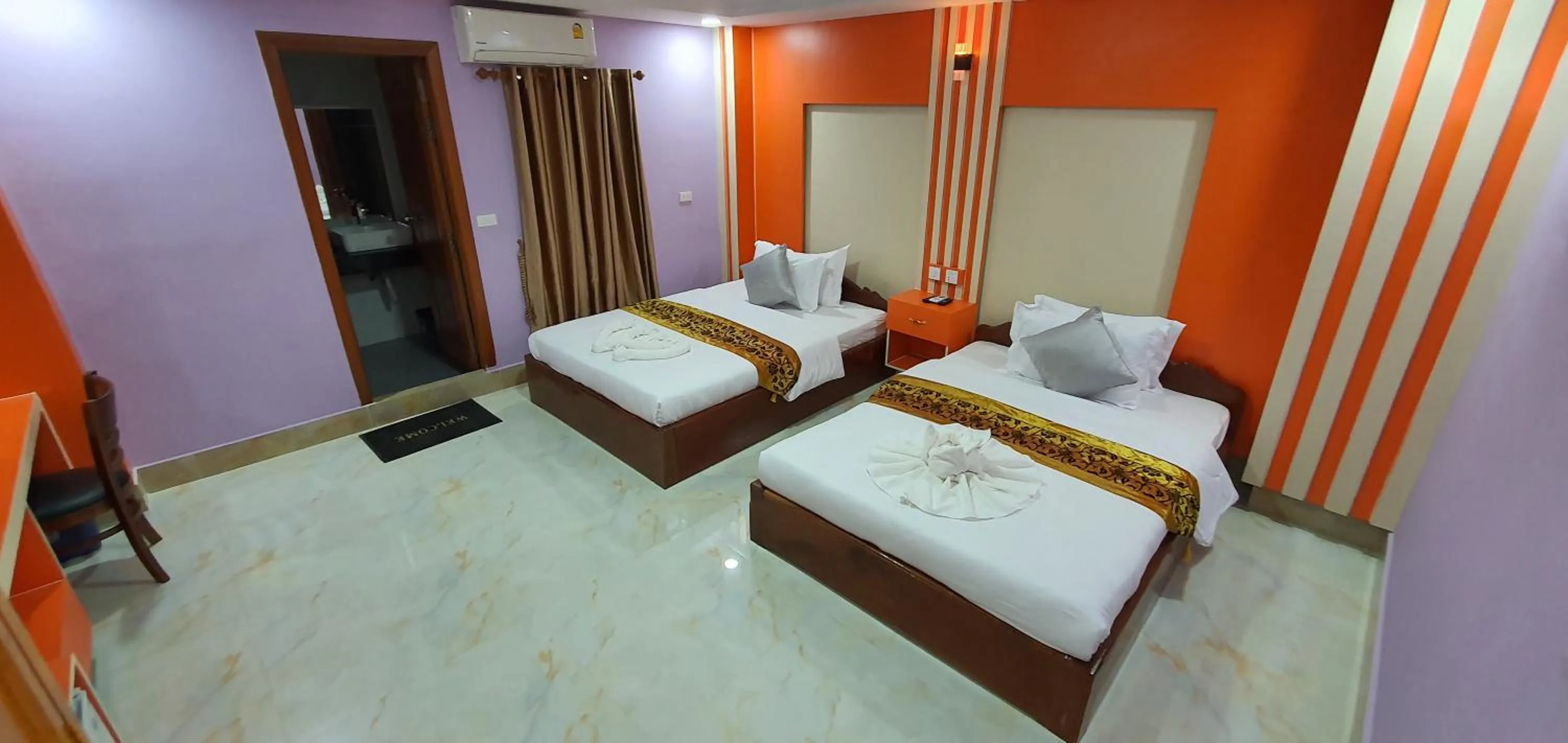 Bed in Pheng Chenda Hotel