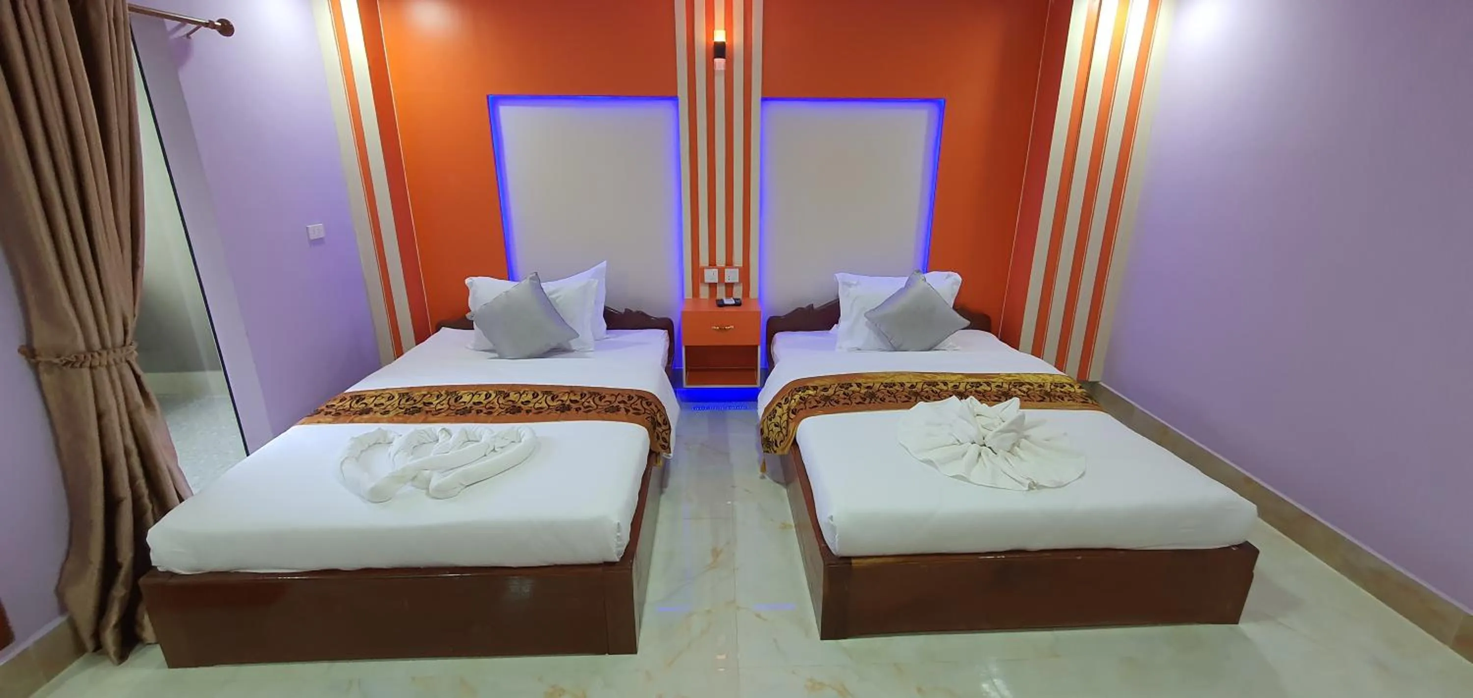 Bed in Pheng Chenda Hotel