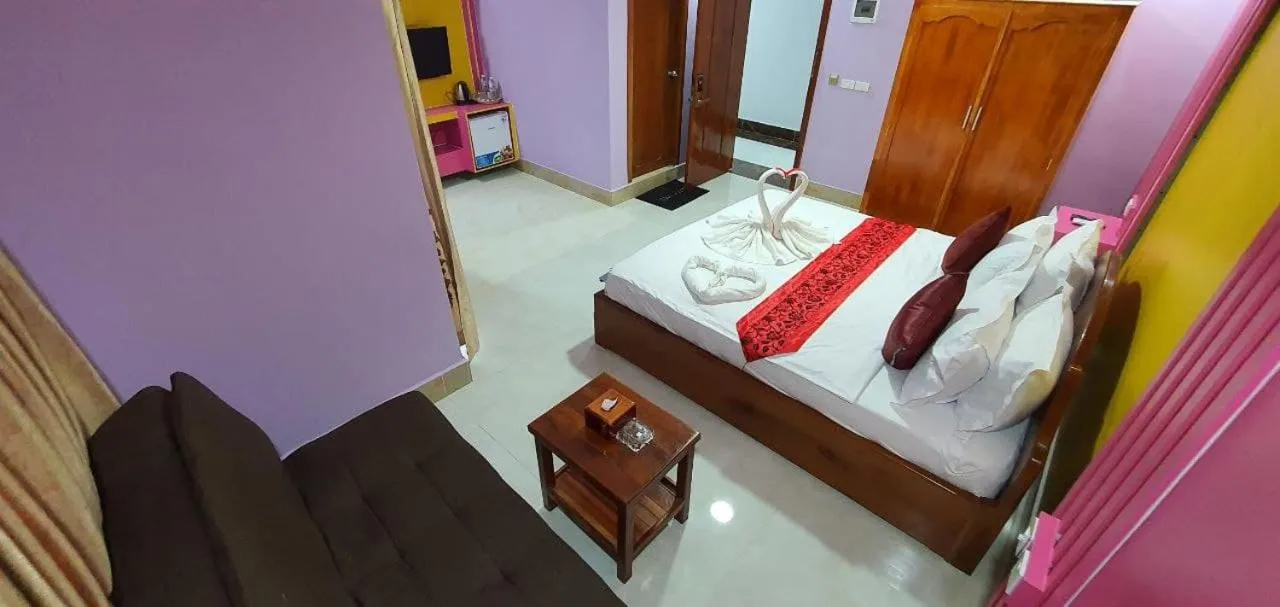 Bed in Pheng Chenda Hotel