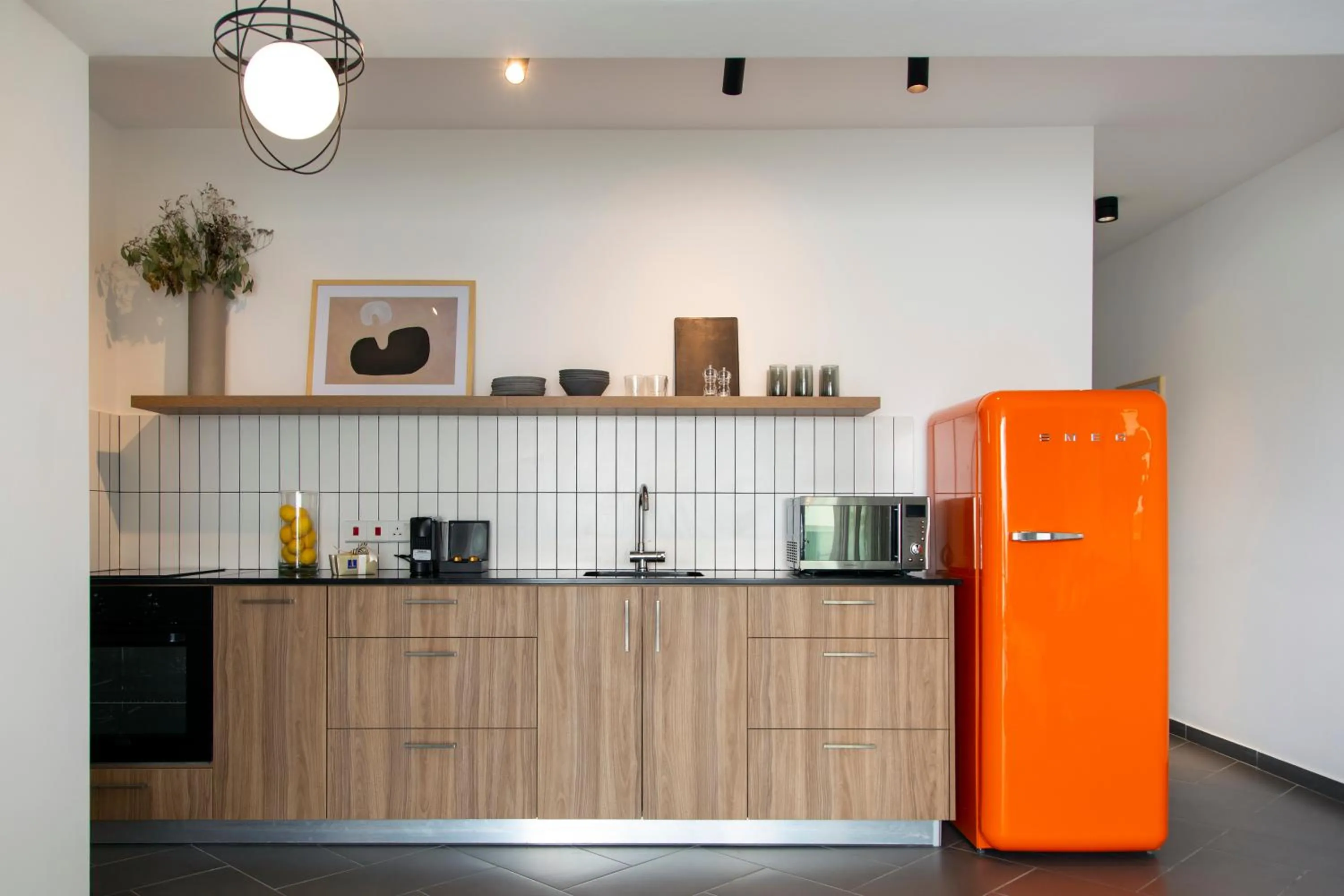 Kitchen or kitchenette in LIV URBAN Suites