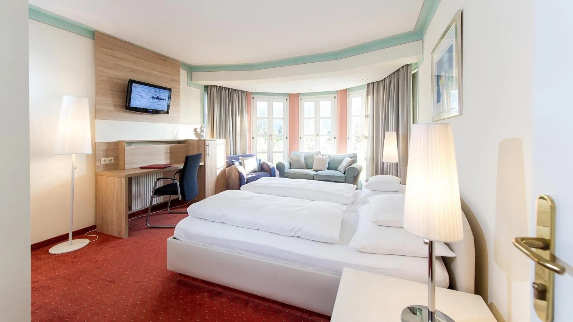 Bedroom, Bed in Lust und Laune Hotel am Wörthersee