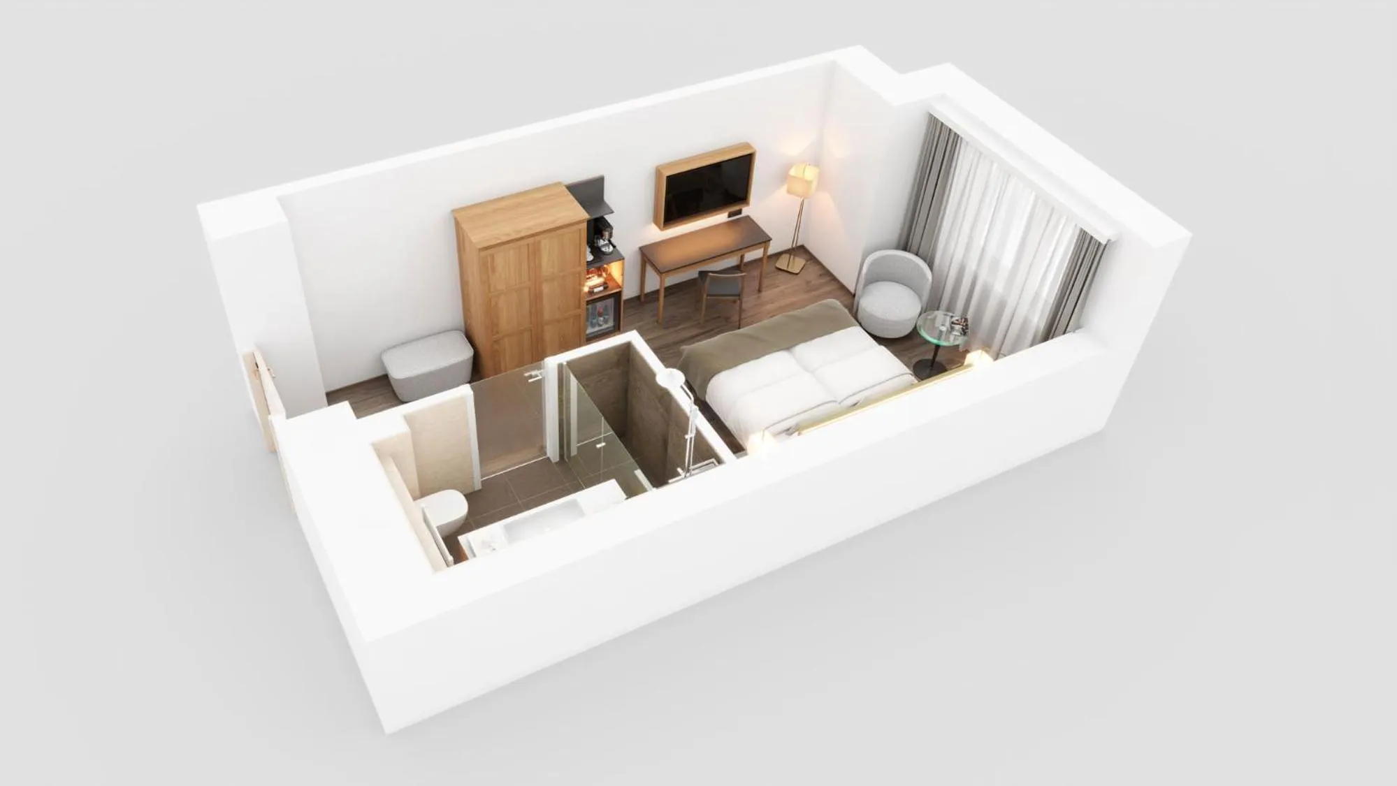 Bed in Hotel IMLAUER & Bräu