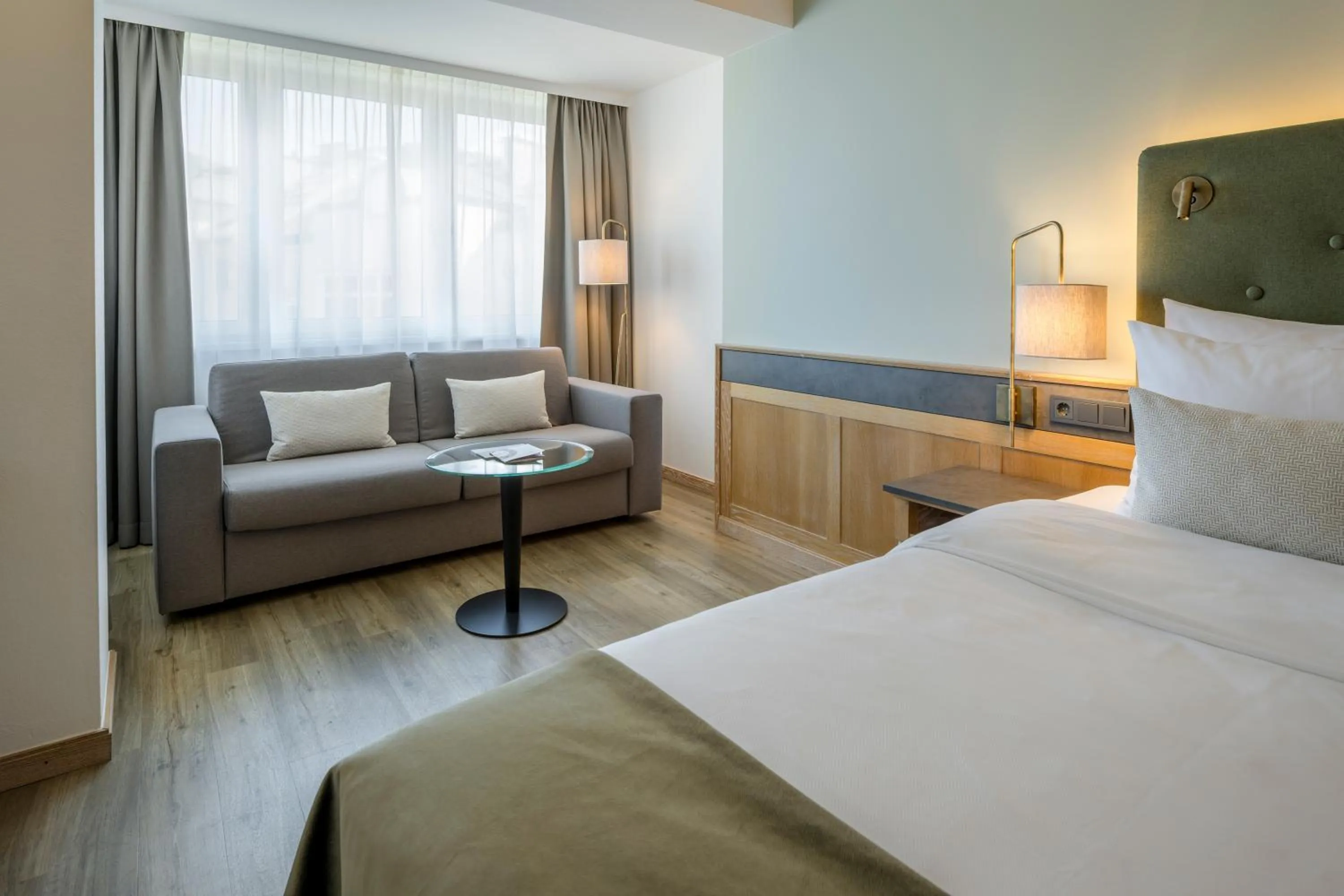 Bedroom, Bed in Hotel IMLAUER & Bräu