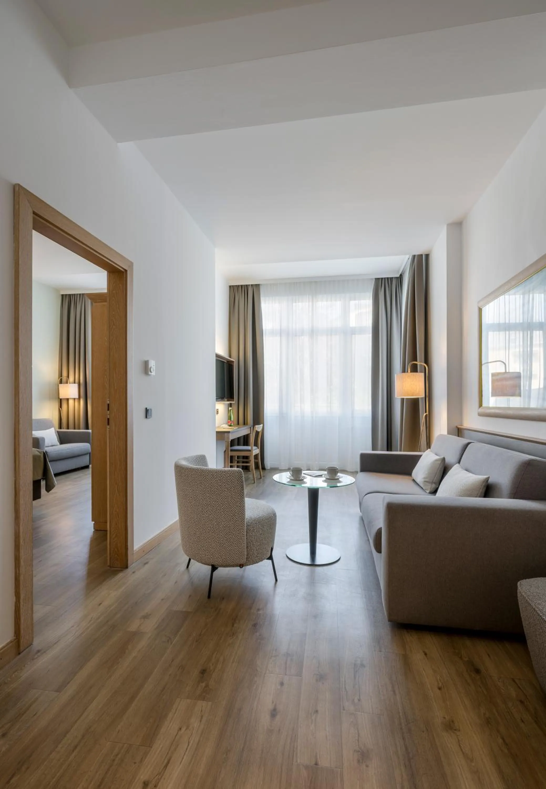 Seating area in Hotel IMLAUER & Bräu