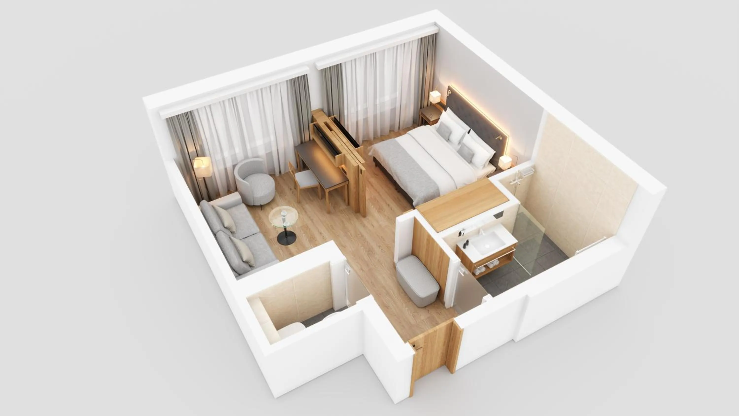 Bed in Hotel IMLAUER & Bräu