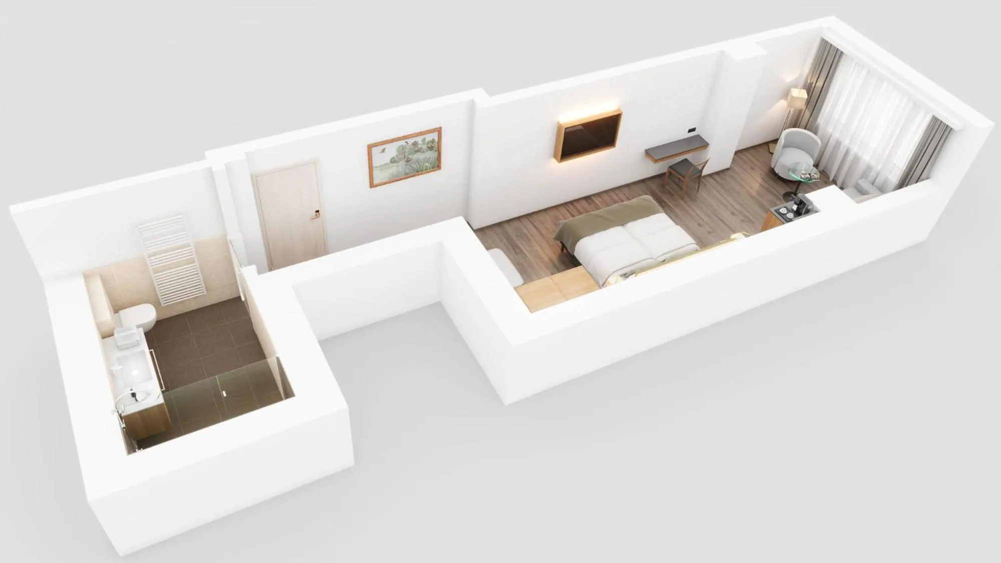 Bed in Hotel IMLAUER & Bräu