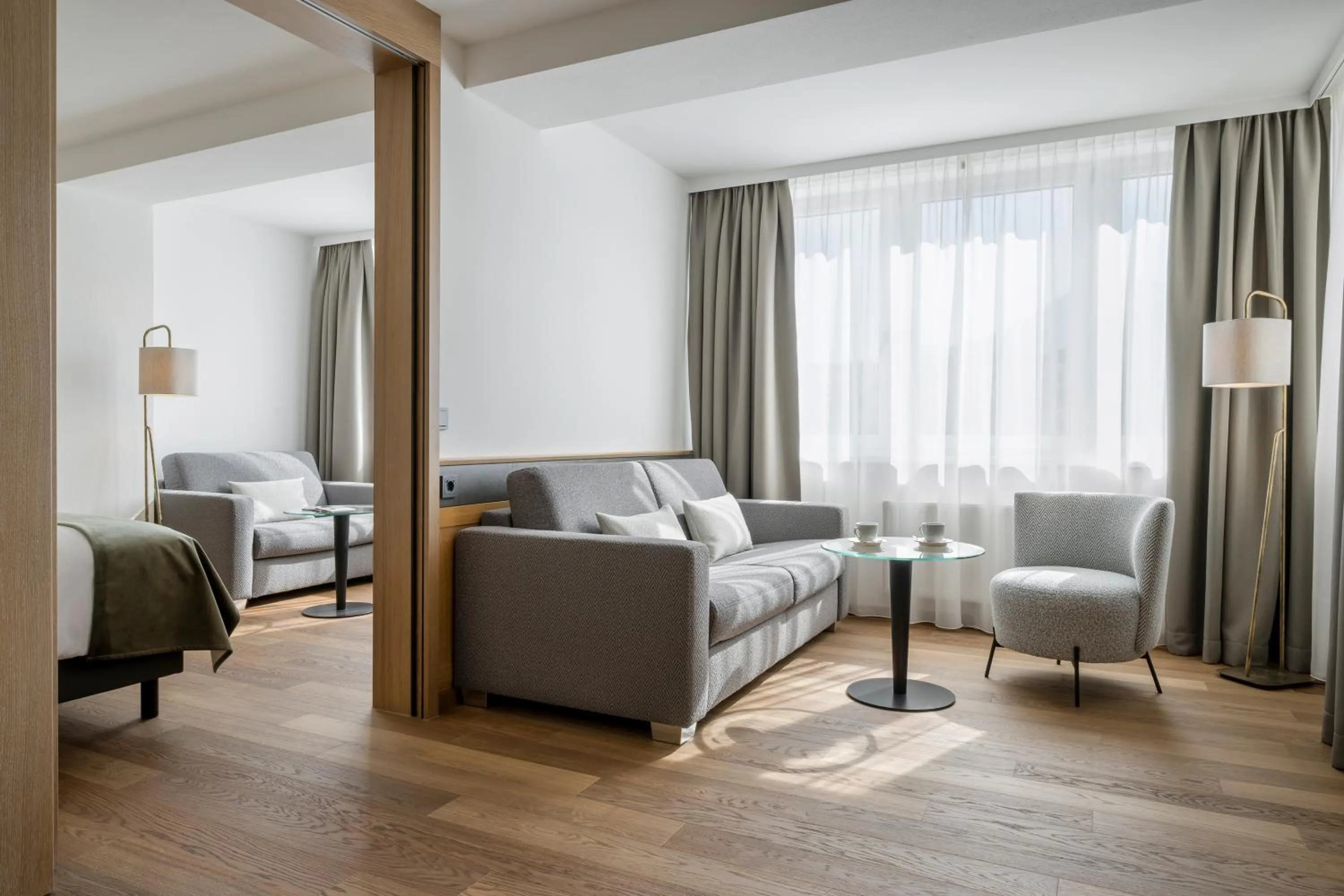 Seating area in Hotel IMLAUER & Bräu