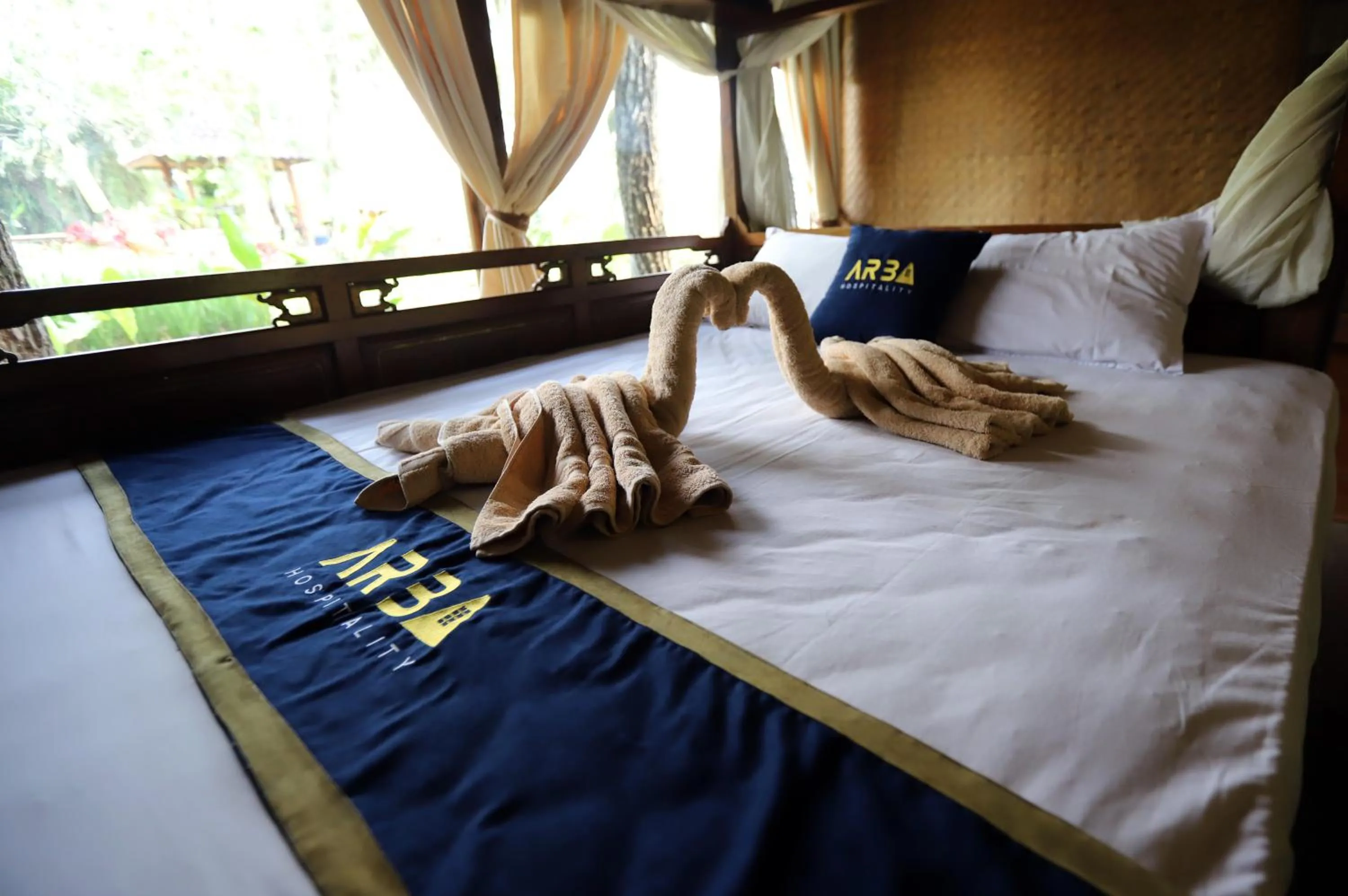 Bed in Katumbiri Resort