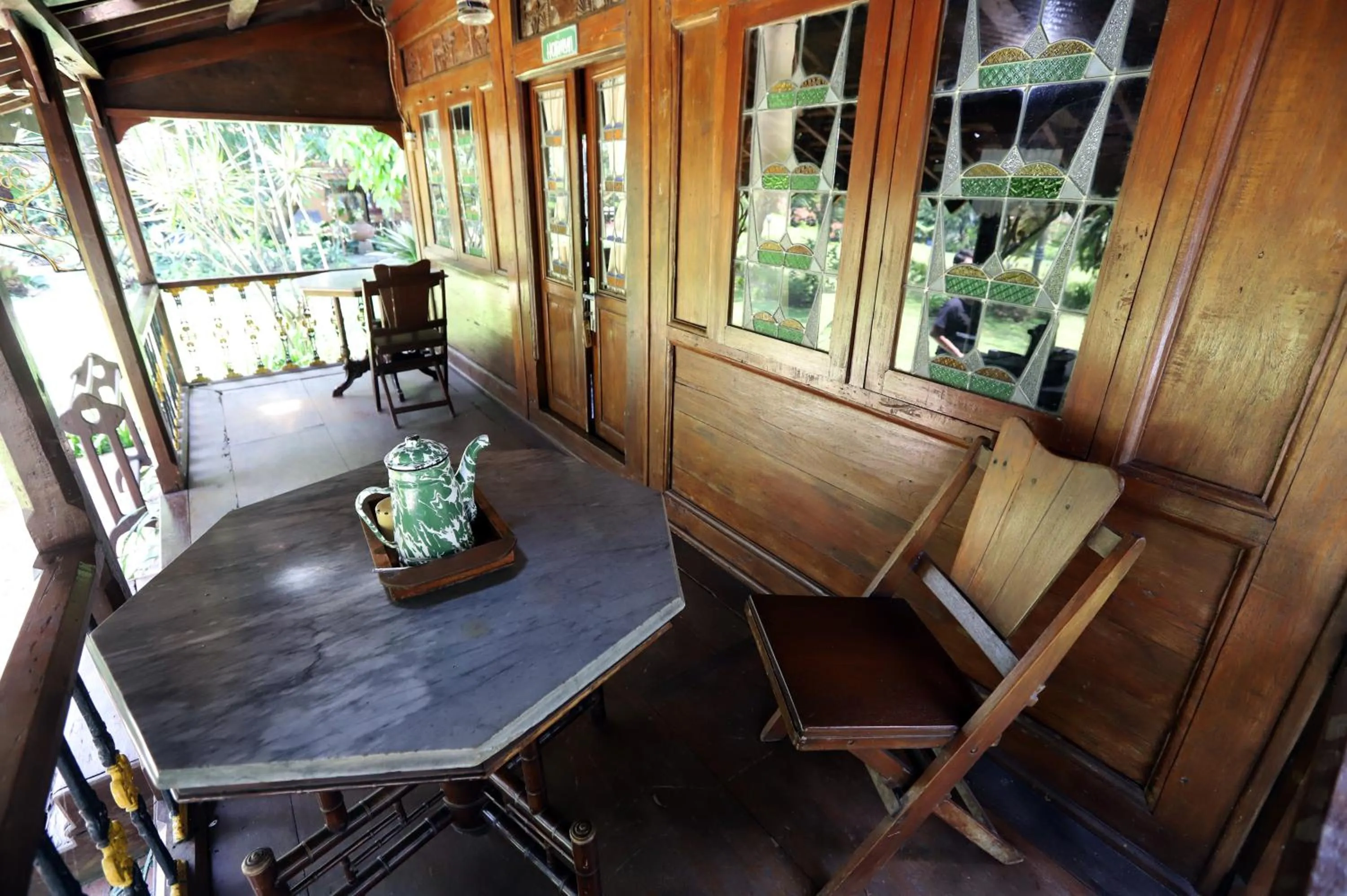 Seating area in Katumbiri Resort